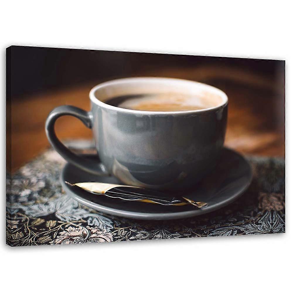 Impression sur toile, Tasse de café - 120x80