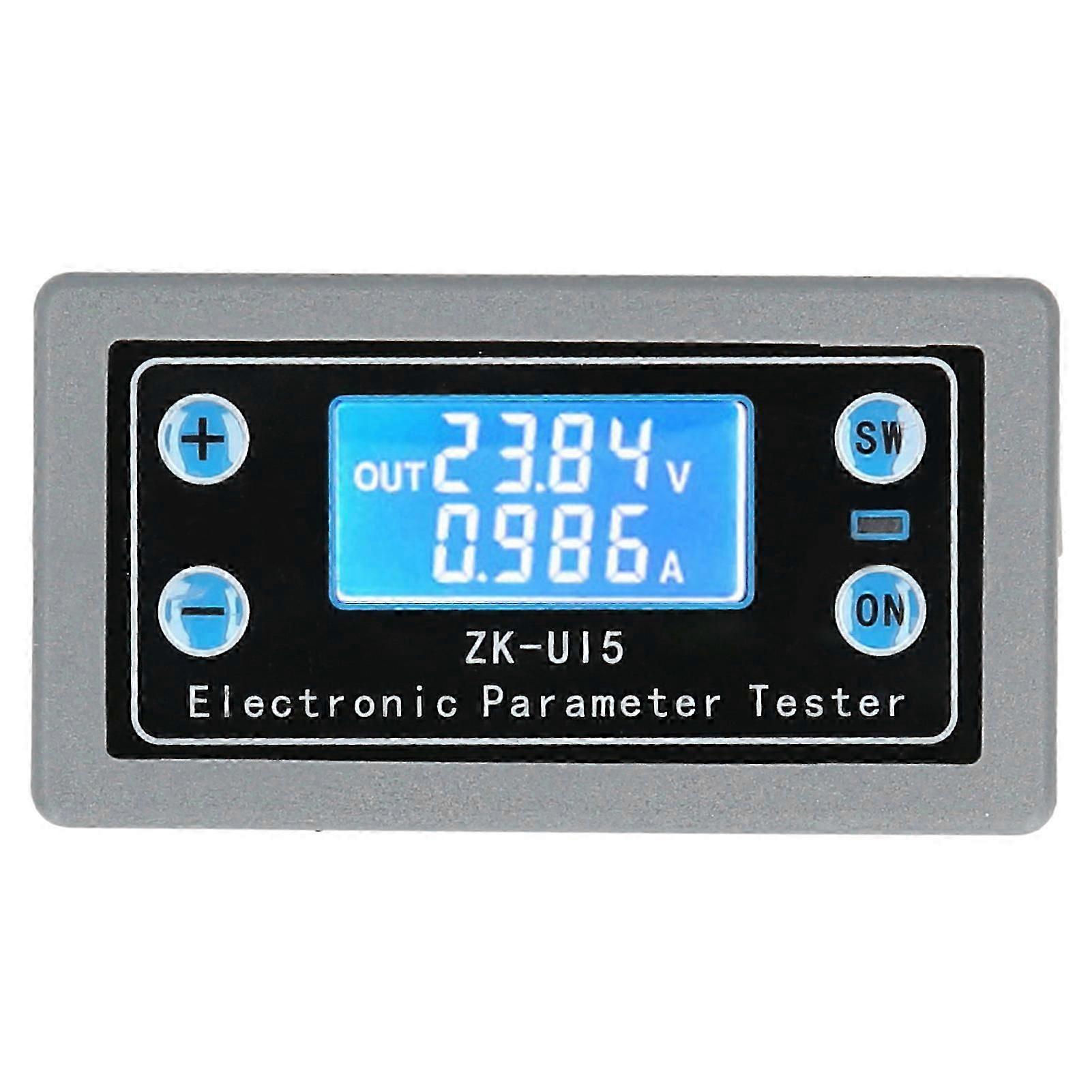 ZKU15 Voltage Current Testing Meter LCD Digital Display Multifunctional Volt Ammeter