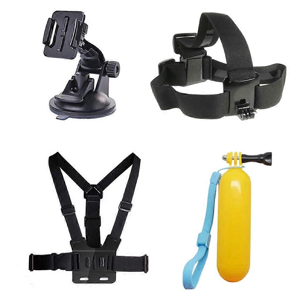 4 in 1 Accessories Kit with Floating Hand Grip,Chest Belt for GoPro Hero 4/3+/3/2/1
