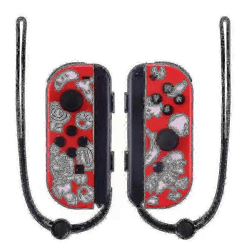 (Super Mario Red Bluetooth Joy-con L/r Controller compatible con Nintendo Switch