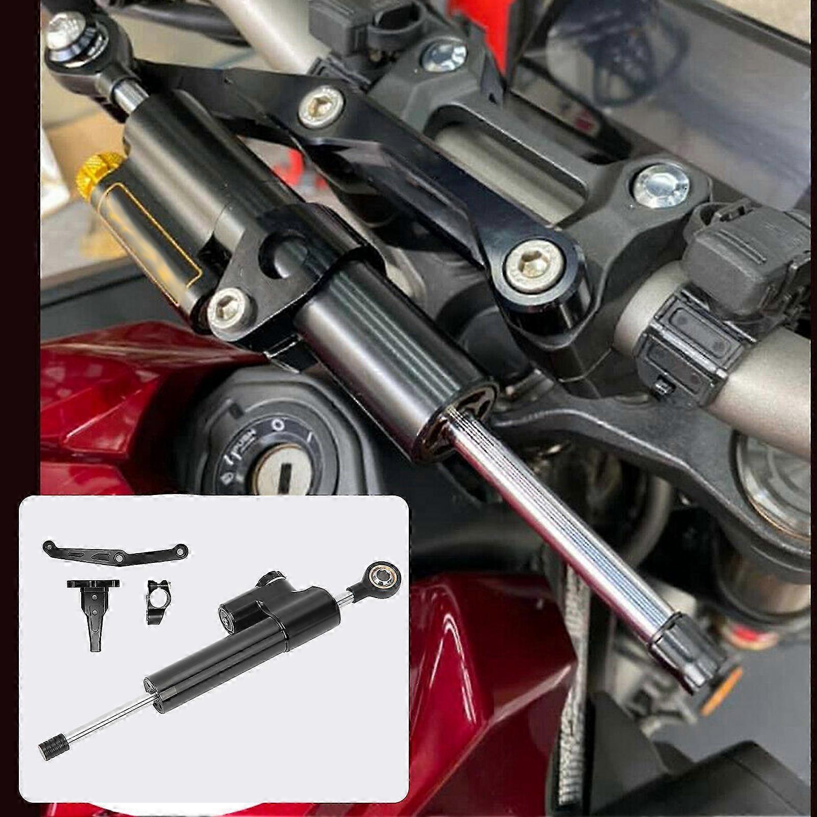 Honda CB650R 2019 2020 Steering Damper Kit - Durable Stabilizer with Mounting Brackets