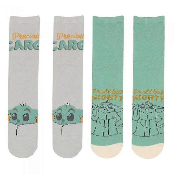 Star Wars The Mandalorian Unisex Adult Grogu Socks (Pack of 3)