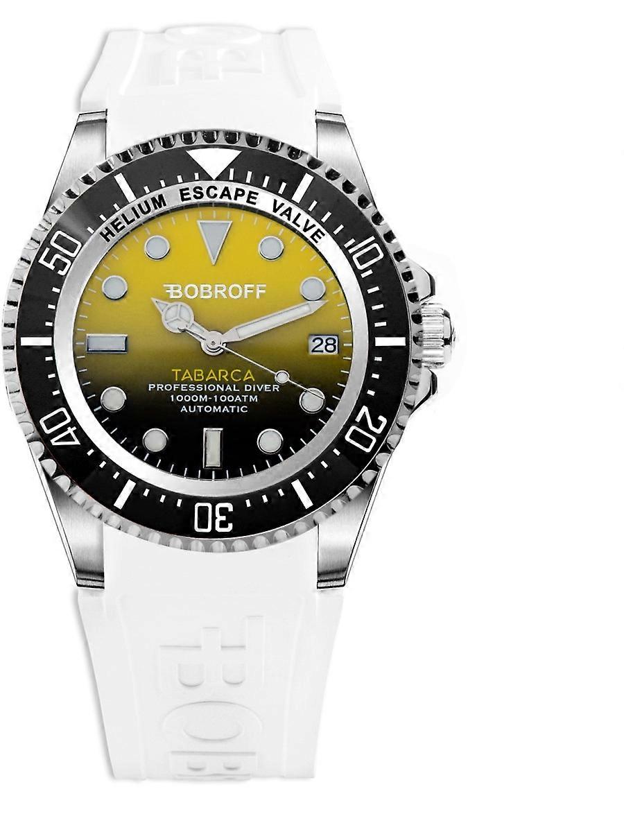 Orologio da uomo Bobroff in silicone bianco BF0008-BFSTB