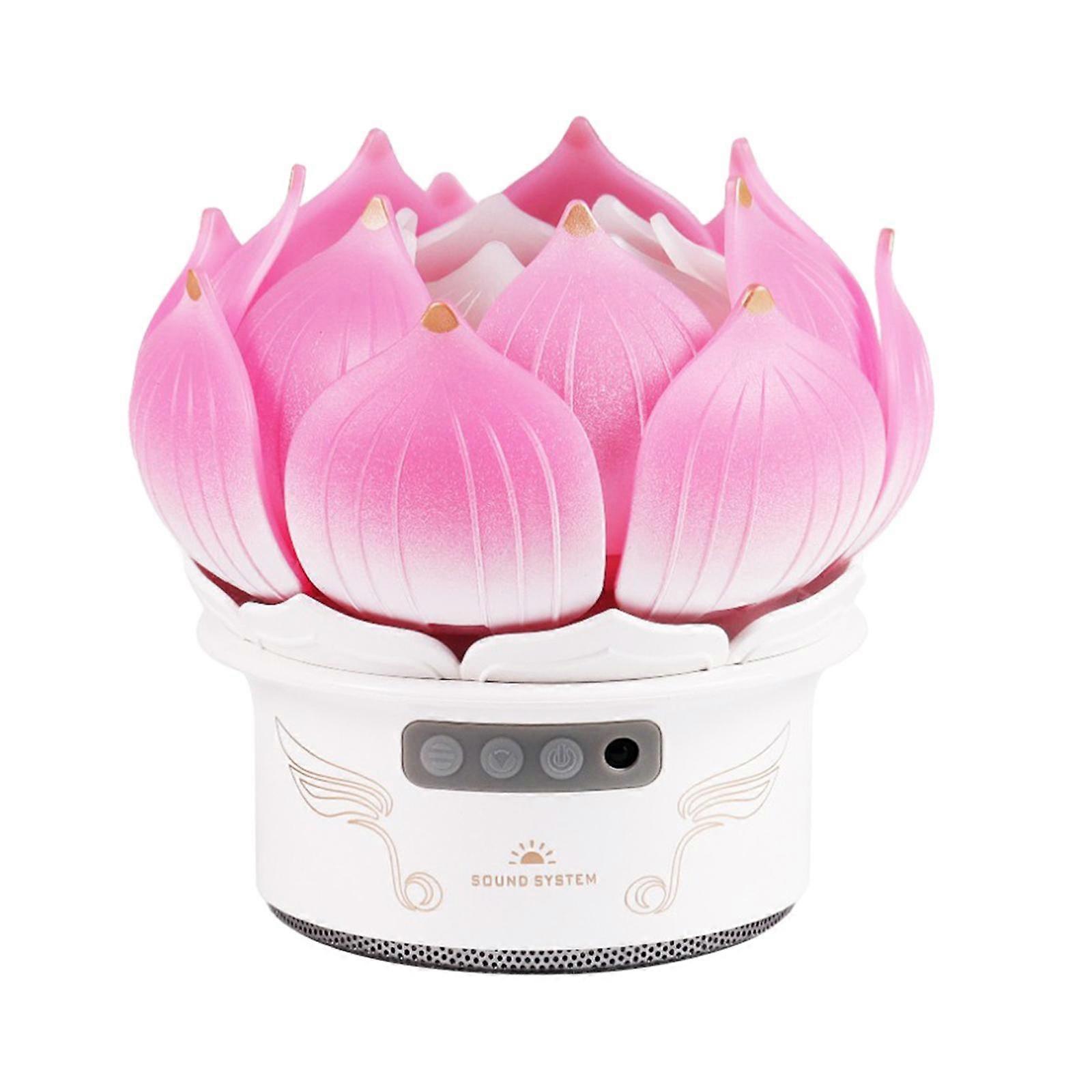 Lotus Shape Light Portable Adjustable Brightness Creative Night Machine for