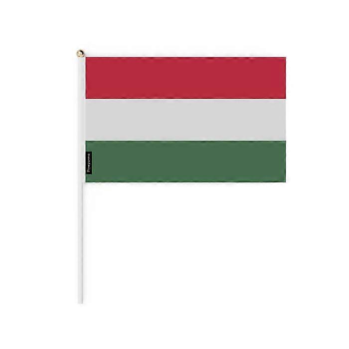 Mini Flag of Hungary – 30 x 45 cm – Handheld – Polyester – 1 piece