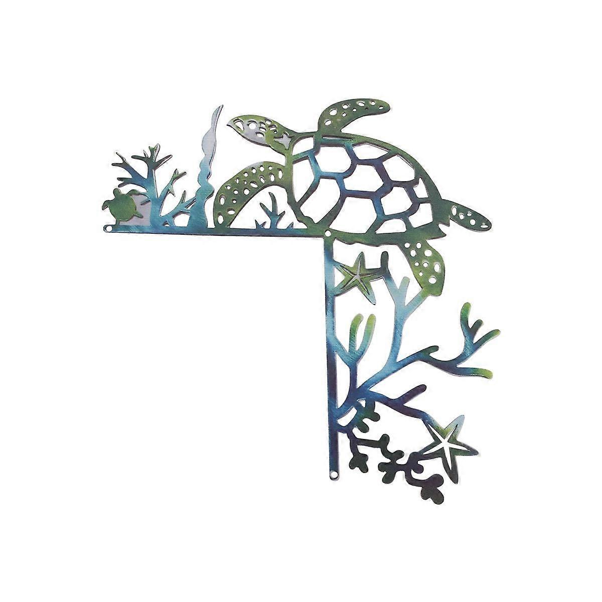 Sea Turtle Door Frame Decoration, Sea Turtle Double Sided Outline, Ocean Metal Sea Turtle Door Fram