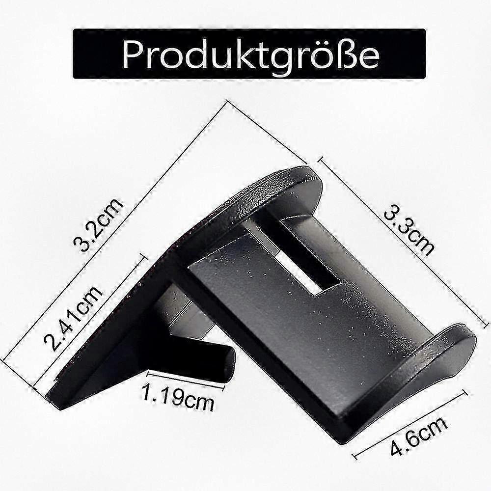 10 Pcs Self Adhesive Hat Holders, Wall Mounted Cap Hooks for Easy Installation, Stylish Hat Storage Solution (black)