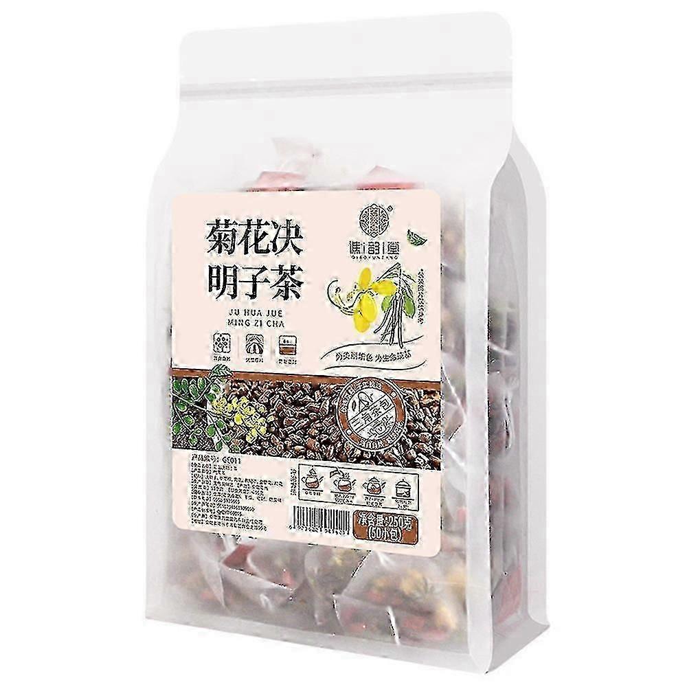 250g / 50 Sachets Chrysanthème Thé aux graines de cassia Vue Hypotenseur Hypolipidémiant