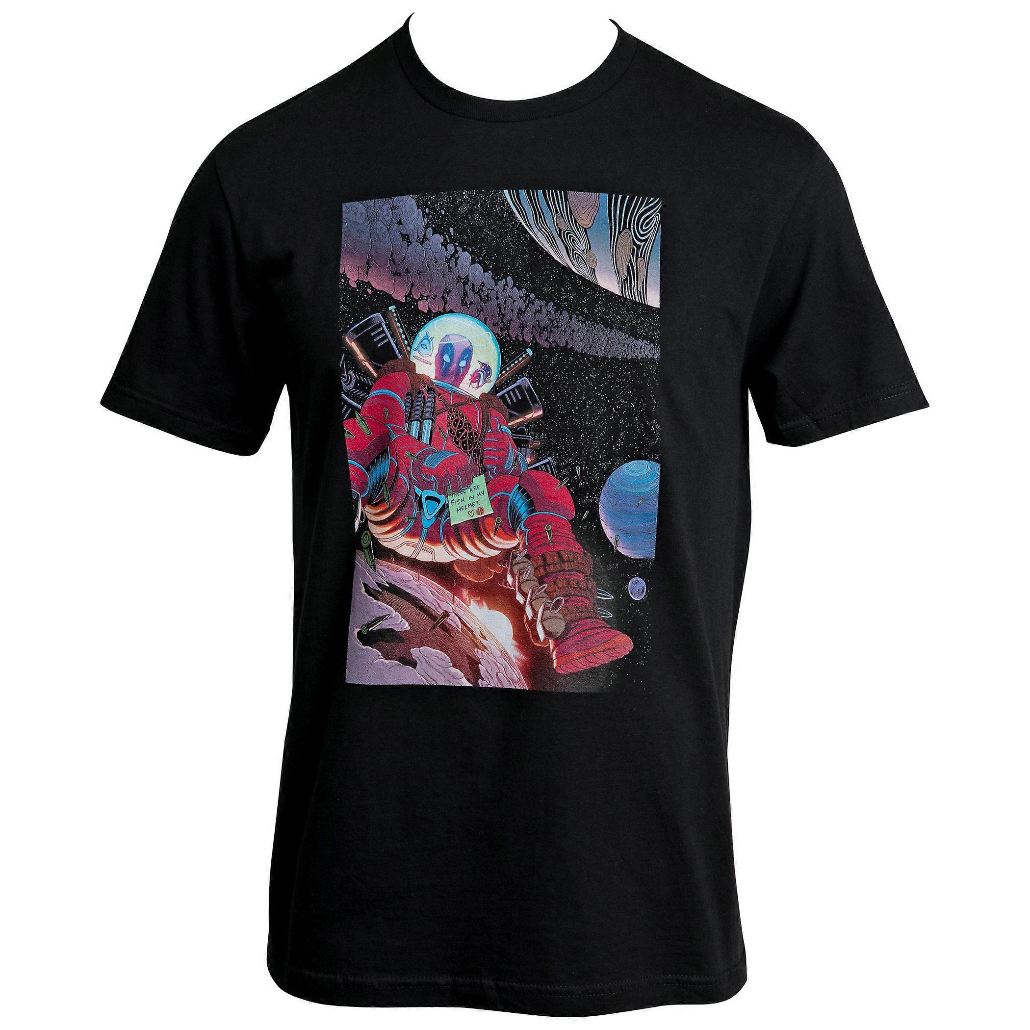 Marvel Comics Deadpool in Space T-Shirt