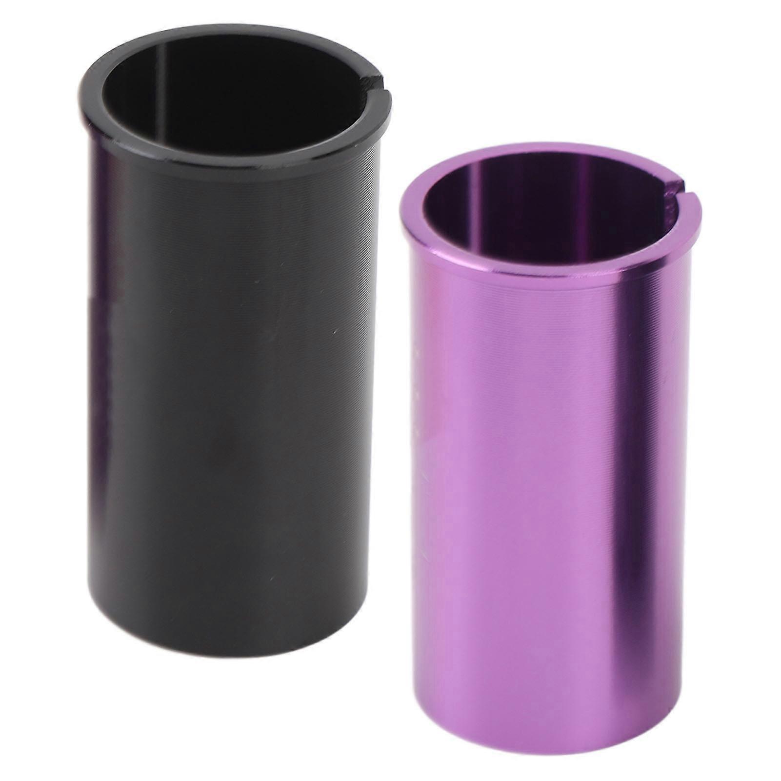 setepinnerøradapter aluminiumslegering c-maskinert cd-tekstursyklus setepinne reduserende hylse avstandsskive 27,2-28,6 mm 