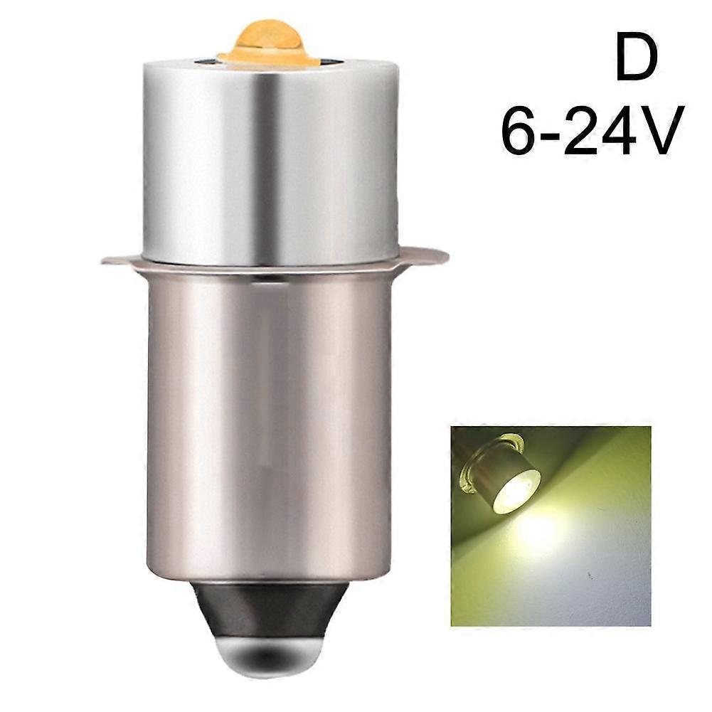 (6-24v)P13.5S 1SMD(B)Warm White$(1pcs)LED Bulb P13.5S Wide Voltage 3-12V/6-24V Indicator Light 1W/3W