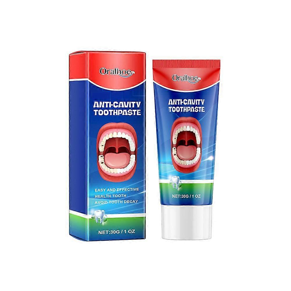 Anti-Caries Toothpaste 30g, Oral Cleaning Whitening Gum Protection, Strengthen Teeth, Prevent Decay