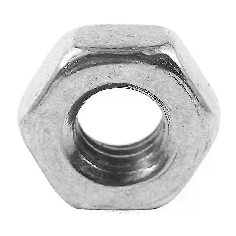 200Pcs M3 3mm Hex Nuts Silver Metal Fasteners