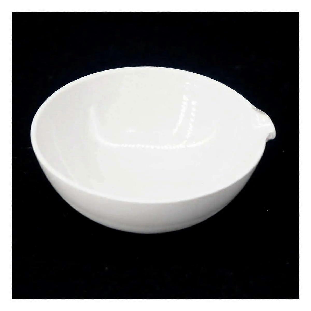 500ml Ceramic Bowl with Round Base and Spout for Laboratory