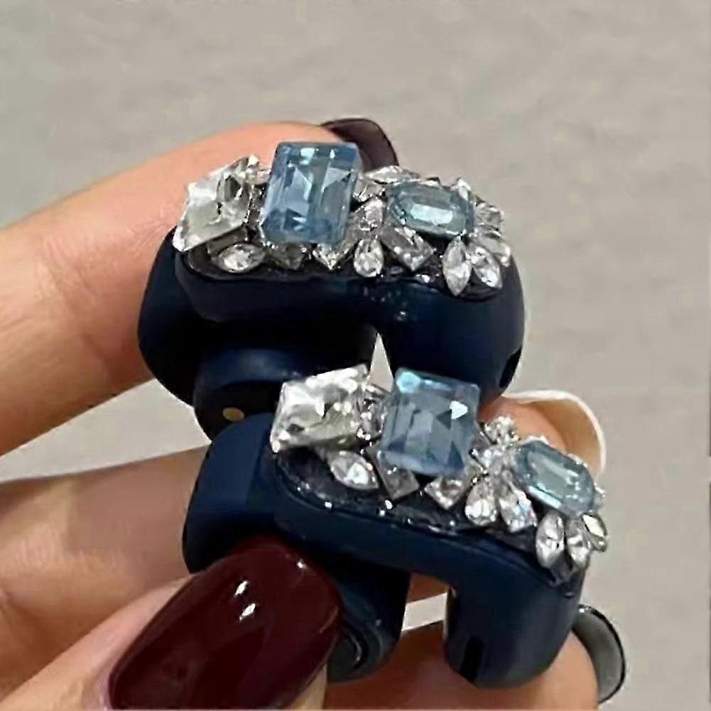 Rhinestone for Clip on Earbuds Open Ear, Zirconia Decorative Earphone Access