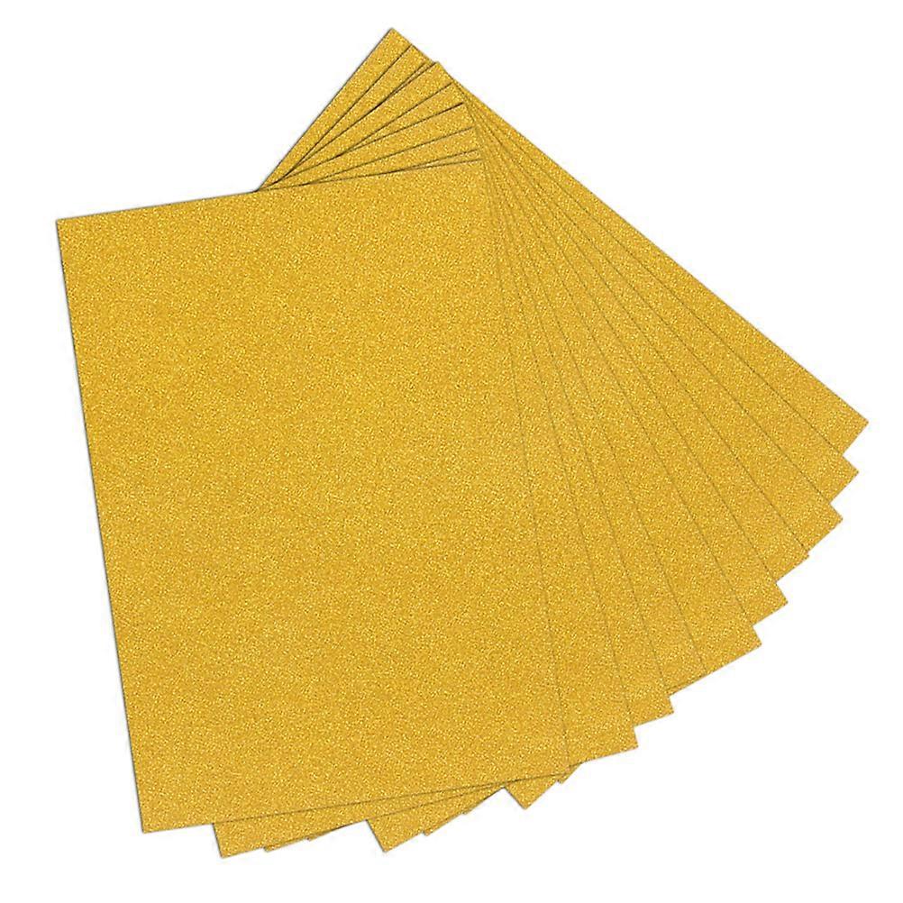 Golden Glitter Cardstock A4 Sheets Wrapping Christmas Occasions Sparkly Paper for Crafts 30Pcs