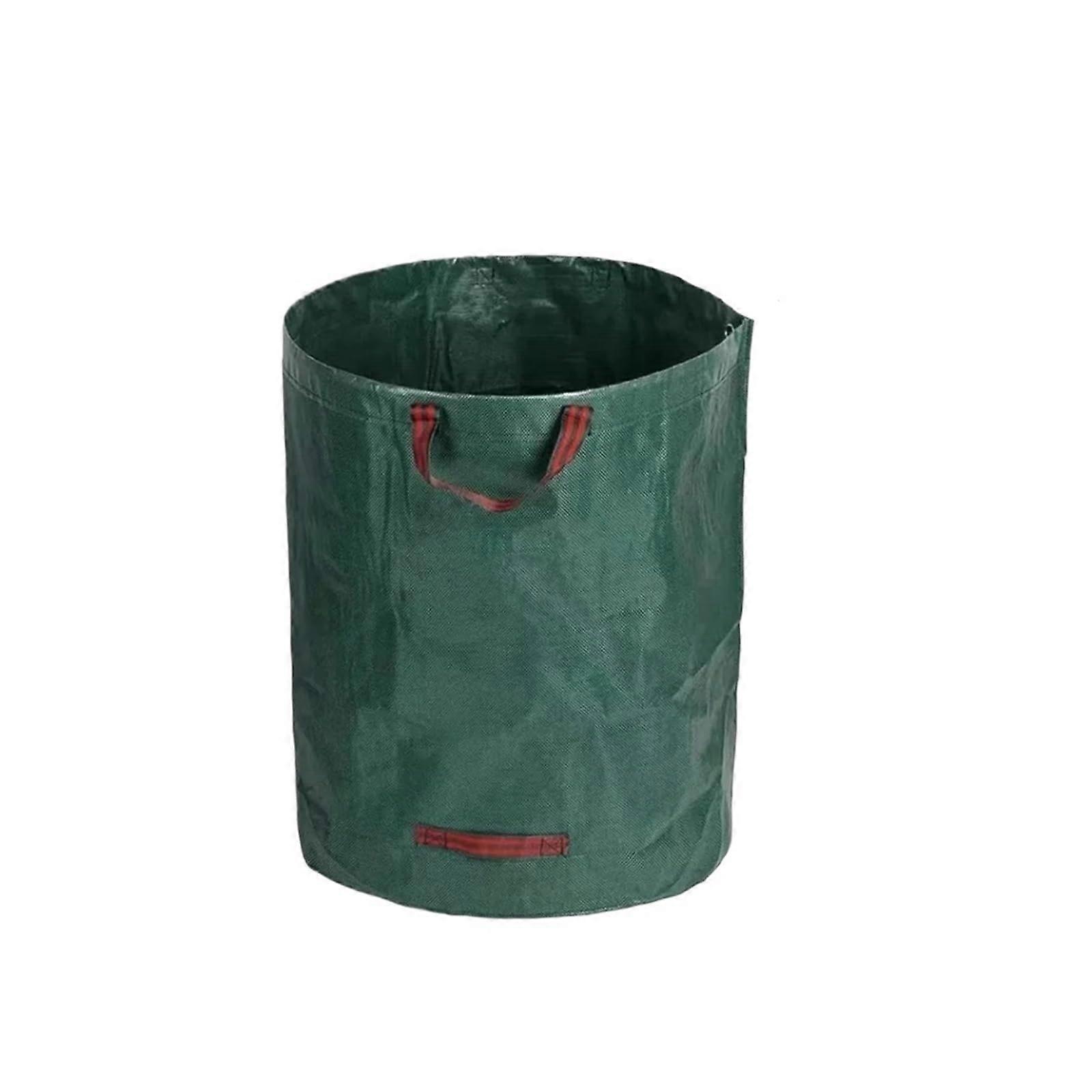 500L50L Reusable Garden Bag Large Capacity Waterproof Leaf Sack Weed Trash Can Container 60L