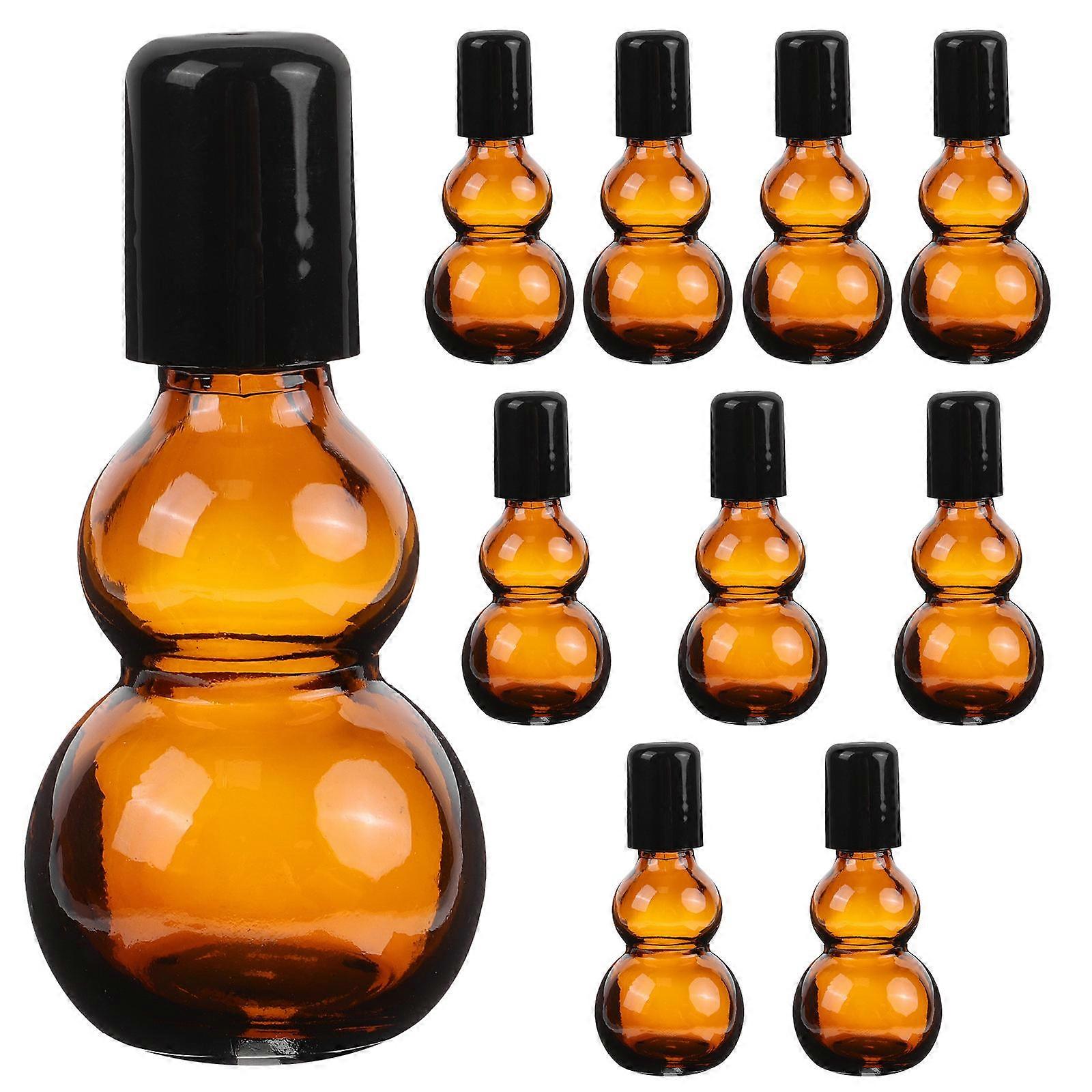 Glass Travel Bottles Essential Oil Bottle Empty Simple and Elegant 30ML Leak-Proof 10Pcs