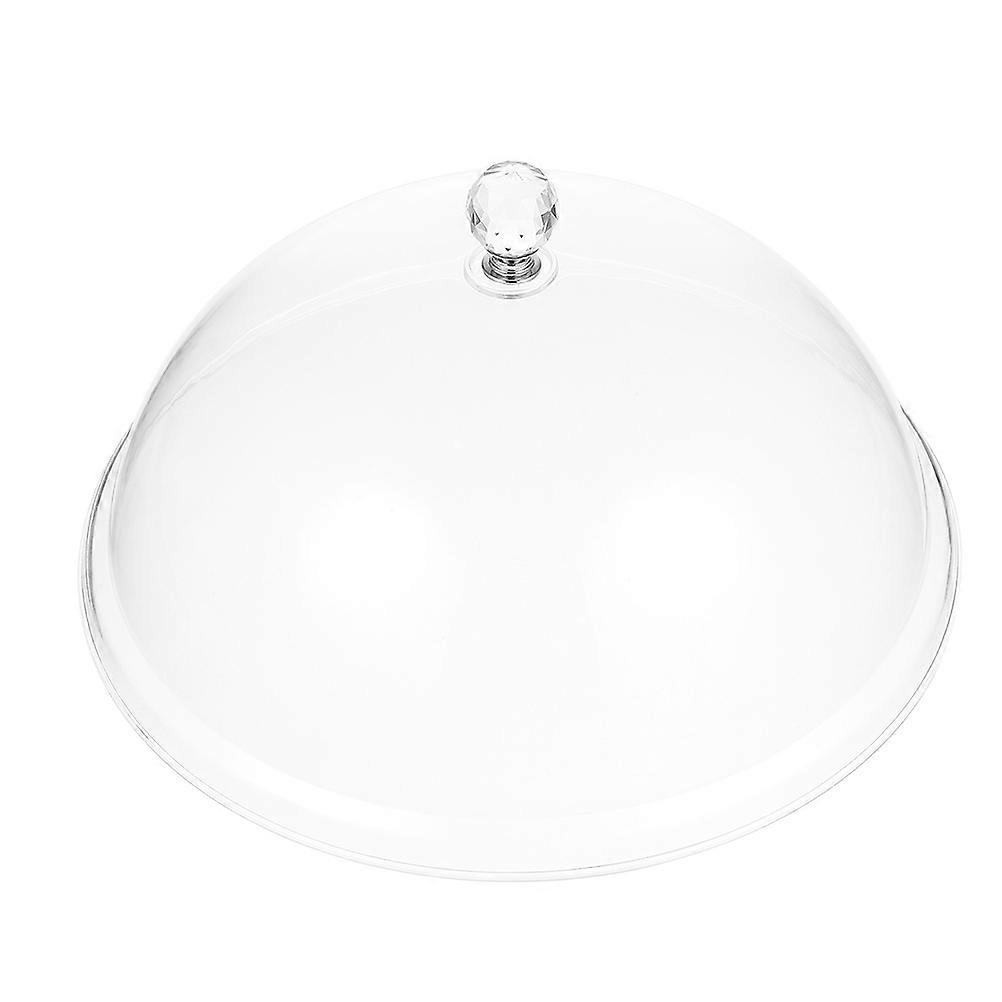 Transparent Cake Dome Lid Round Banquet Prevent Splashing 1Pcs