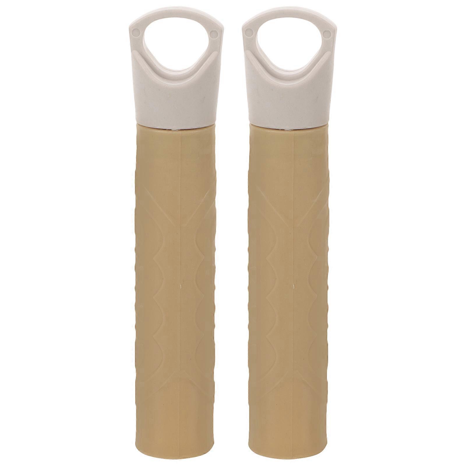 Handle Grip For Sweeping Broom Broom Handles End Caps Homeowners Plastic 13.30X2.40X2.40CM 2Pcs