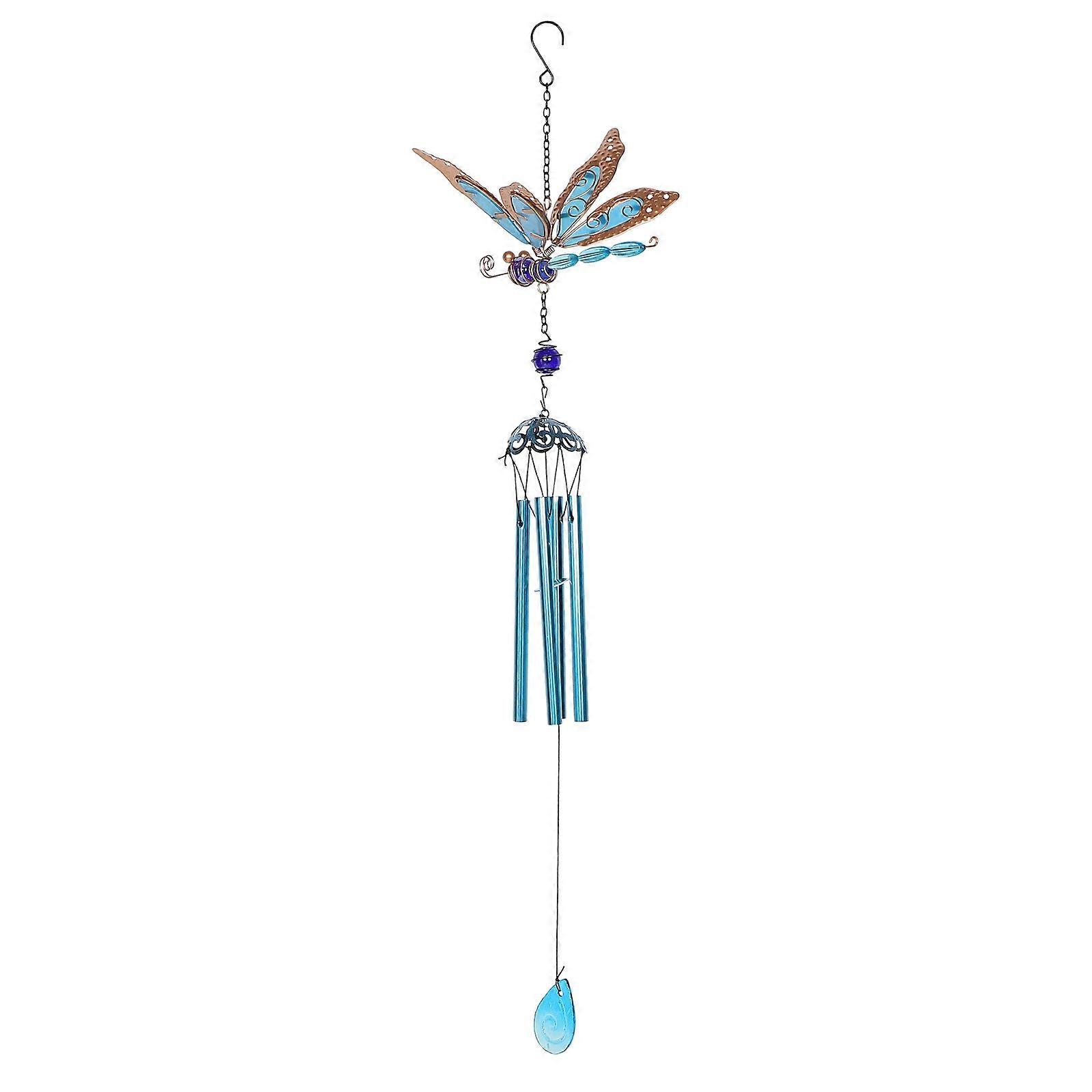 Outdoor Chimes Dragonfly Wind Chime Home Decor Indoor Alloy 80.00X19.00X19.00CM Romantic Atmosphere 1Set