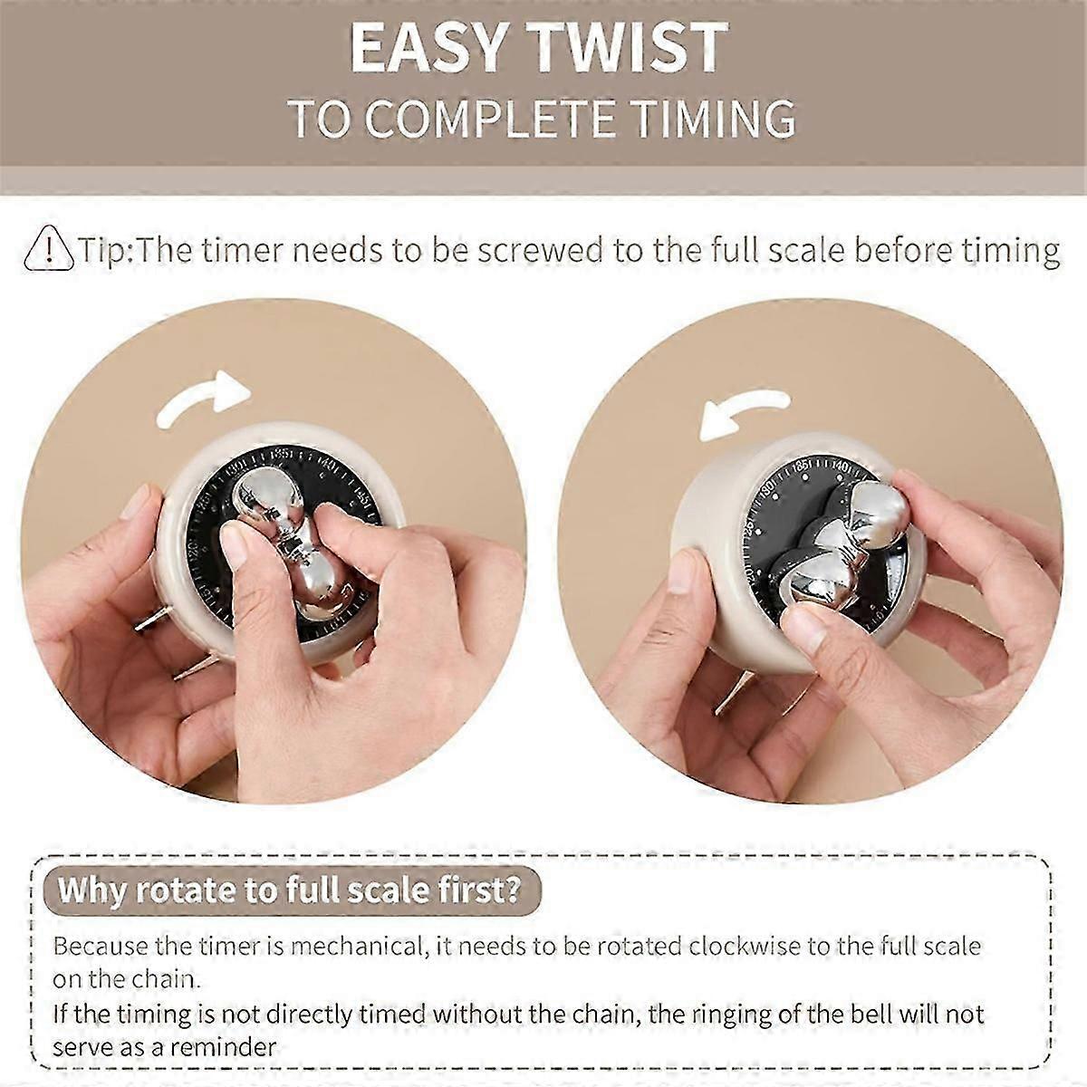 Kitchen Timer Magnetic Timer Baking Countdown Special Alarm Clock