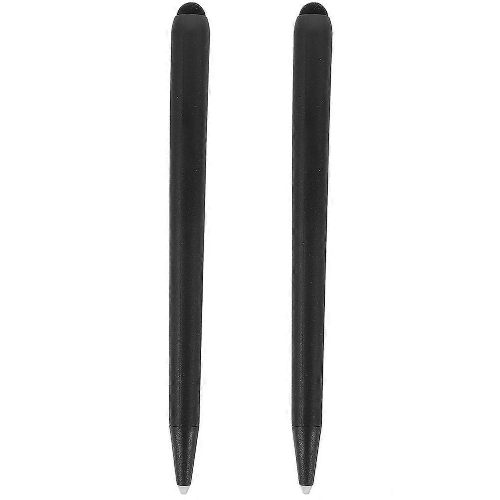 Touchscreen Pen Dual Head Interactive Whiteboard Pen Remote Presentations Black 16.00X1.50X1.50cm Writing High Sensitivity 2Pack