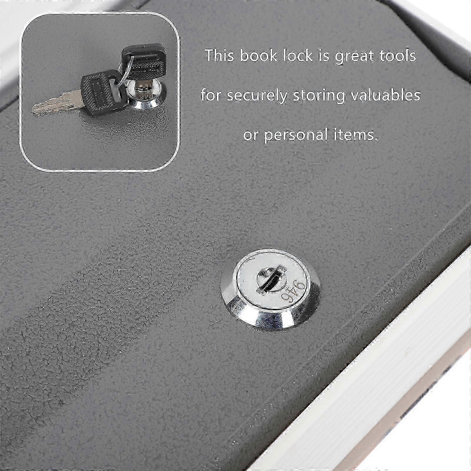 Portable Safe Box Simulation Lock Box Book Hidden Box Money Safe Box Hidden Box for Storage