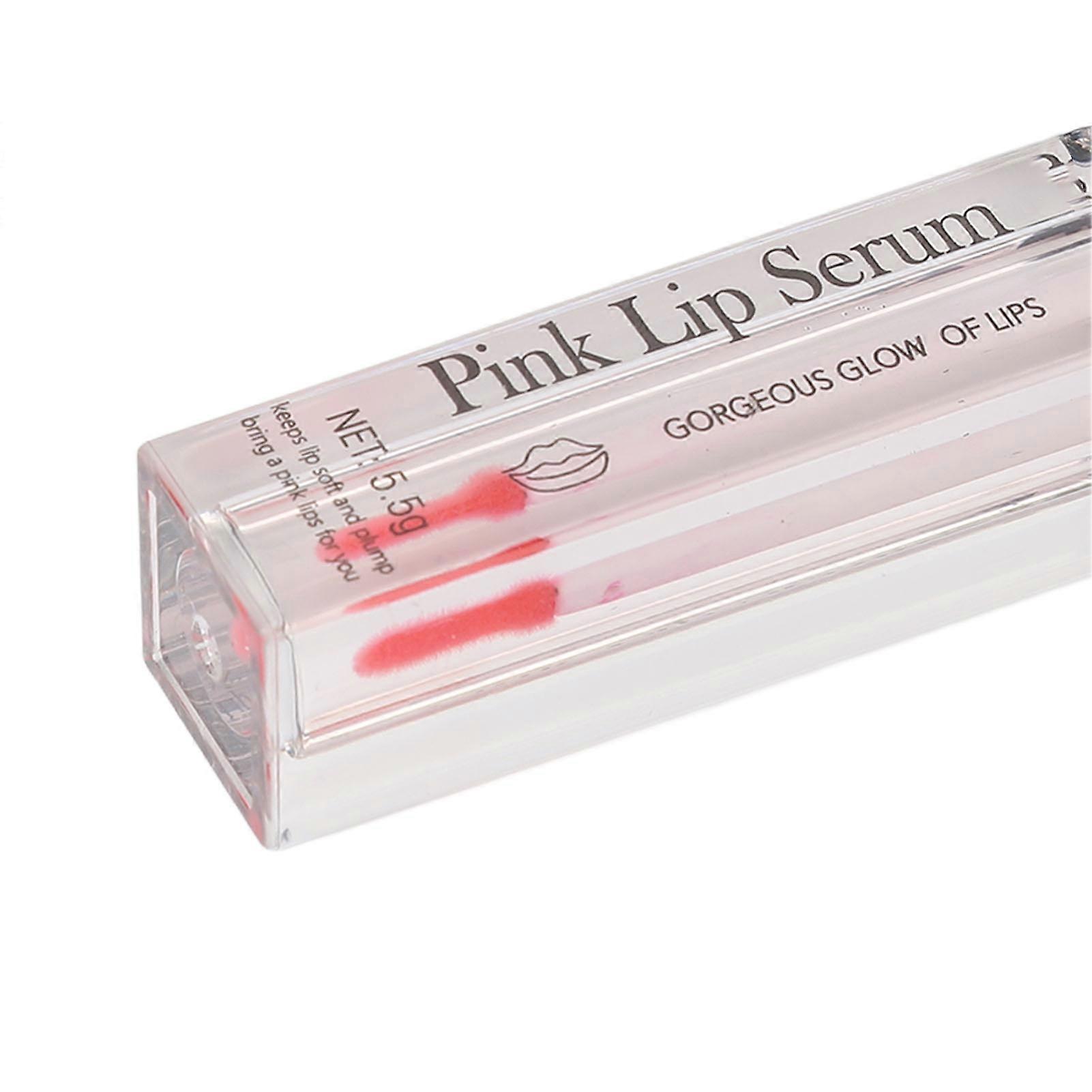 Lip Gloss Oil Clear Plumping Color Changing Moisturizing Blush Dual Use Skin Care for Lip Control 0.2 oz