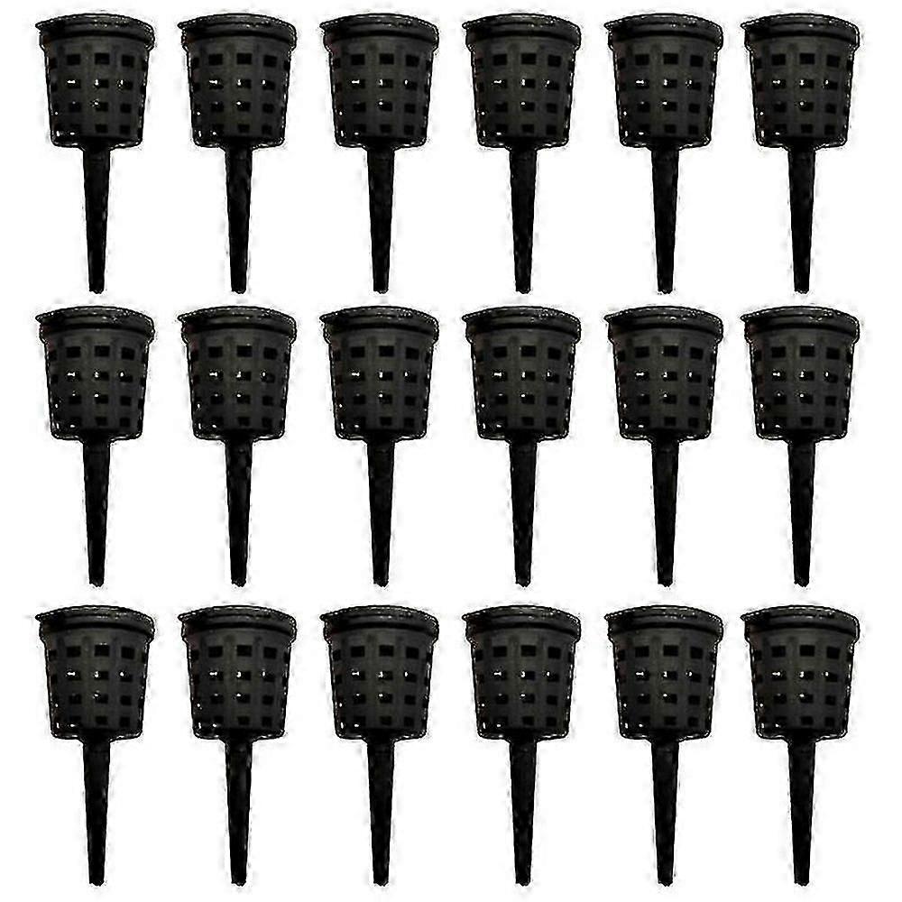 50pcs肥料バスケット蓋付きポータブルプラスチック肥料ボックス盆栽肥料容器