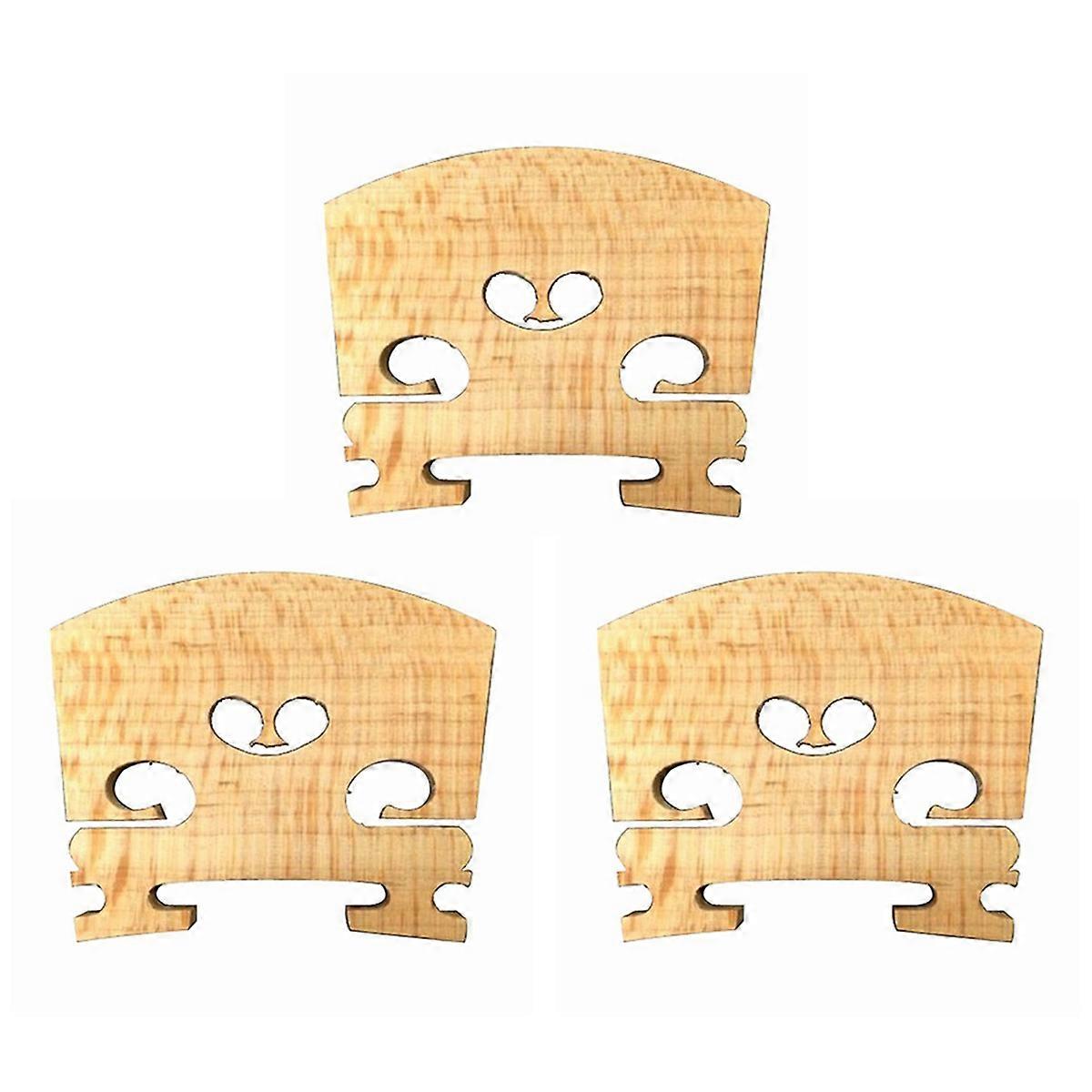 3X Full Size 4/4 Violin Bridge