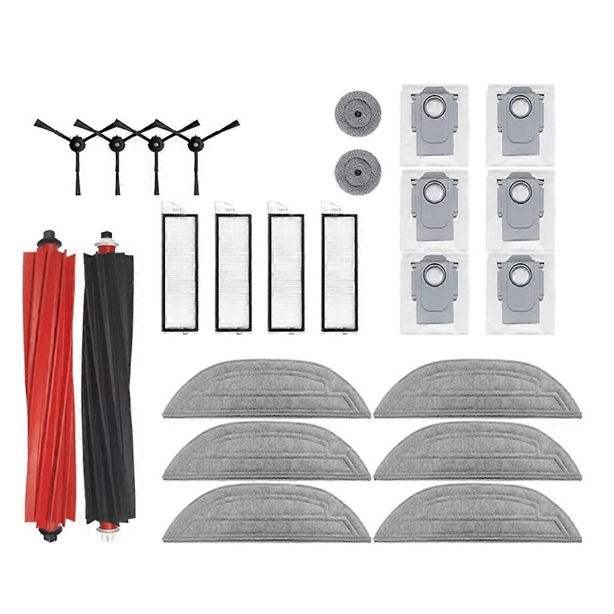 For S8 MaxV Ultra Robot Vacuum Spare Part Main Side Brushes