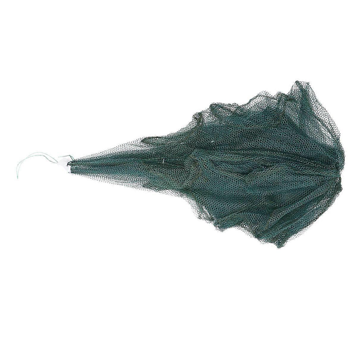 Portable Fishing Net Umbrella Shaped Shrimp Catching Durable Green 1PC