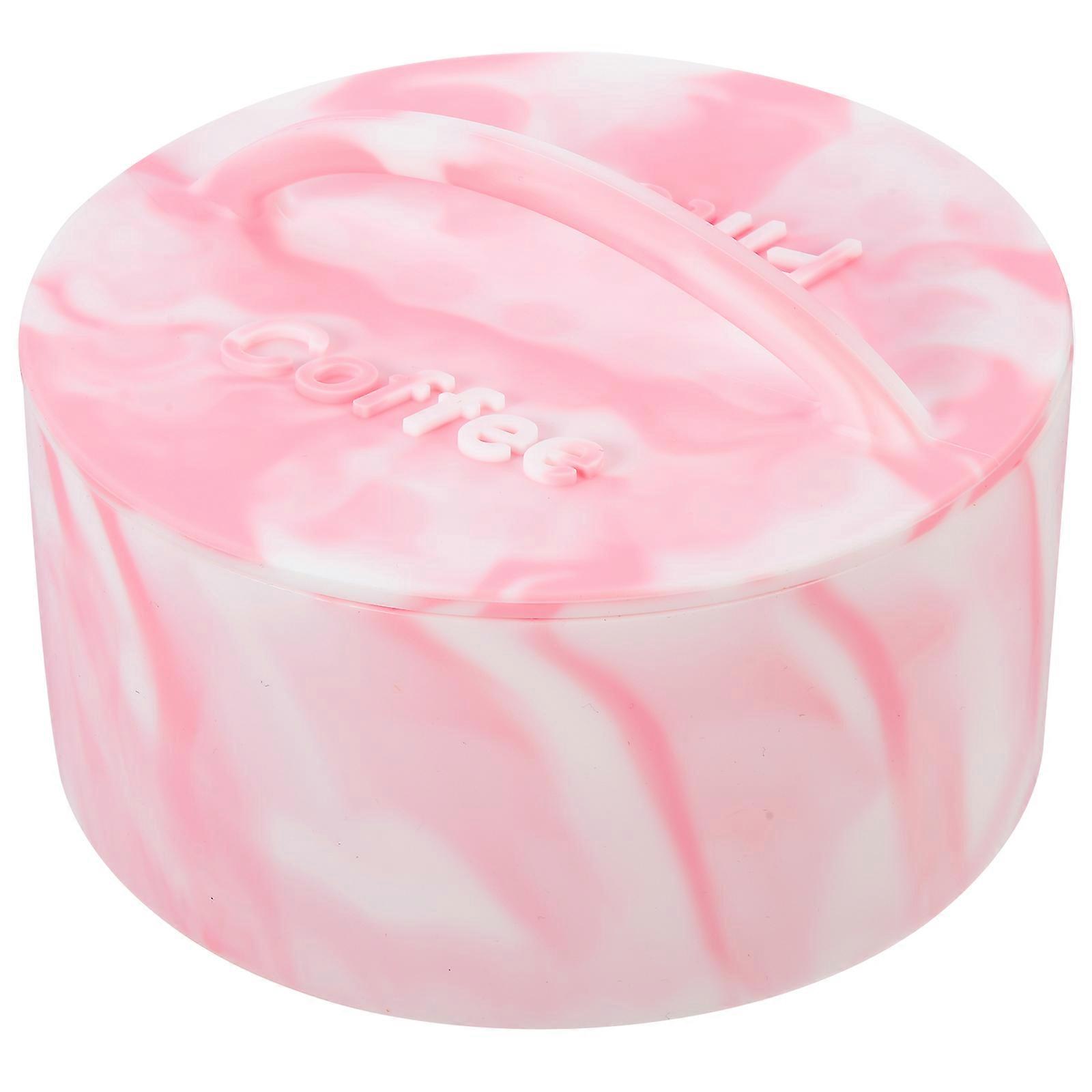 Coffee Filter Basket Storage Breakproof Organizer Pink 15.5X15.5X12CM Rectangular 1Pack