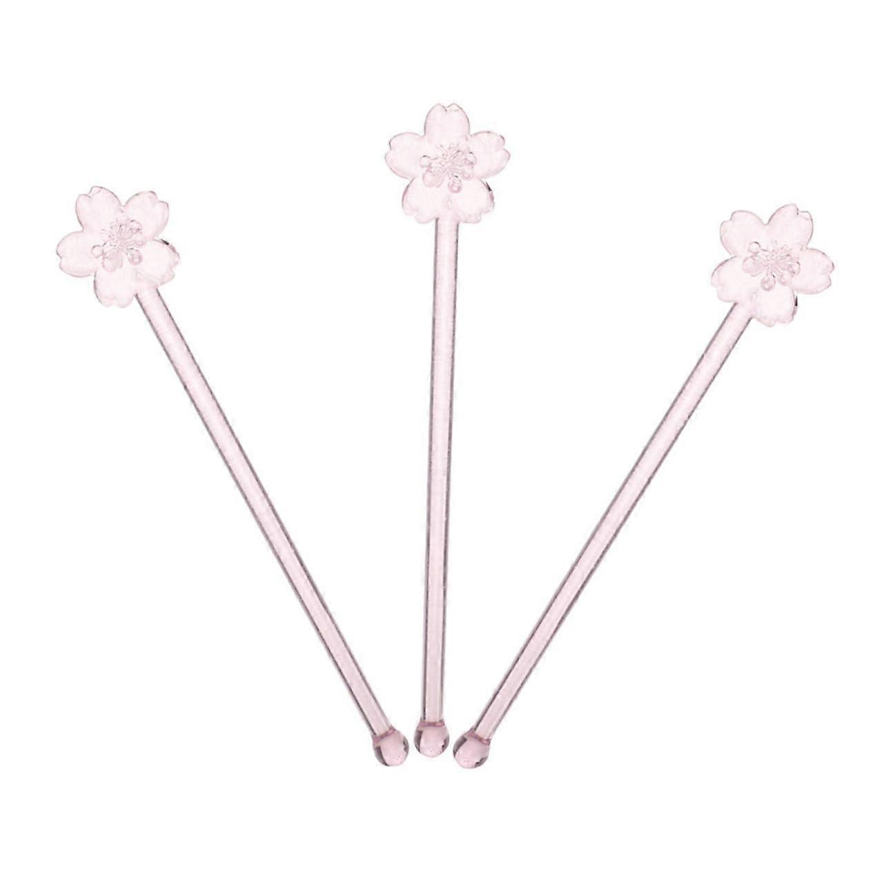 Glass Stirring Sticks With Sweet Design – 3 Reusable Sticks For Hot Drinks And Cocktails
