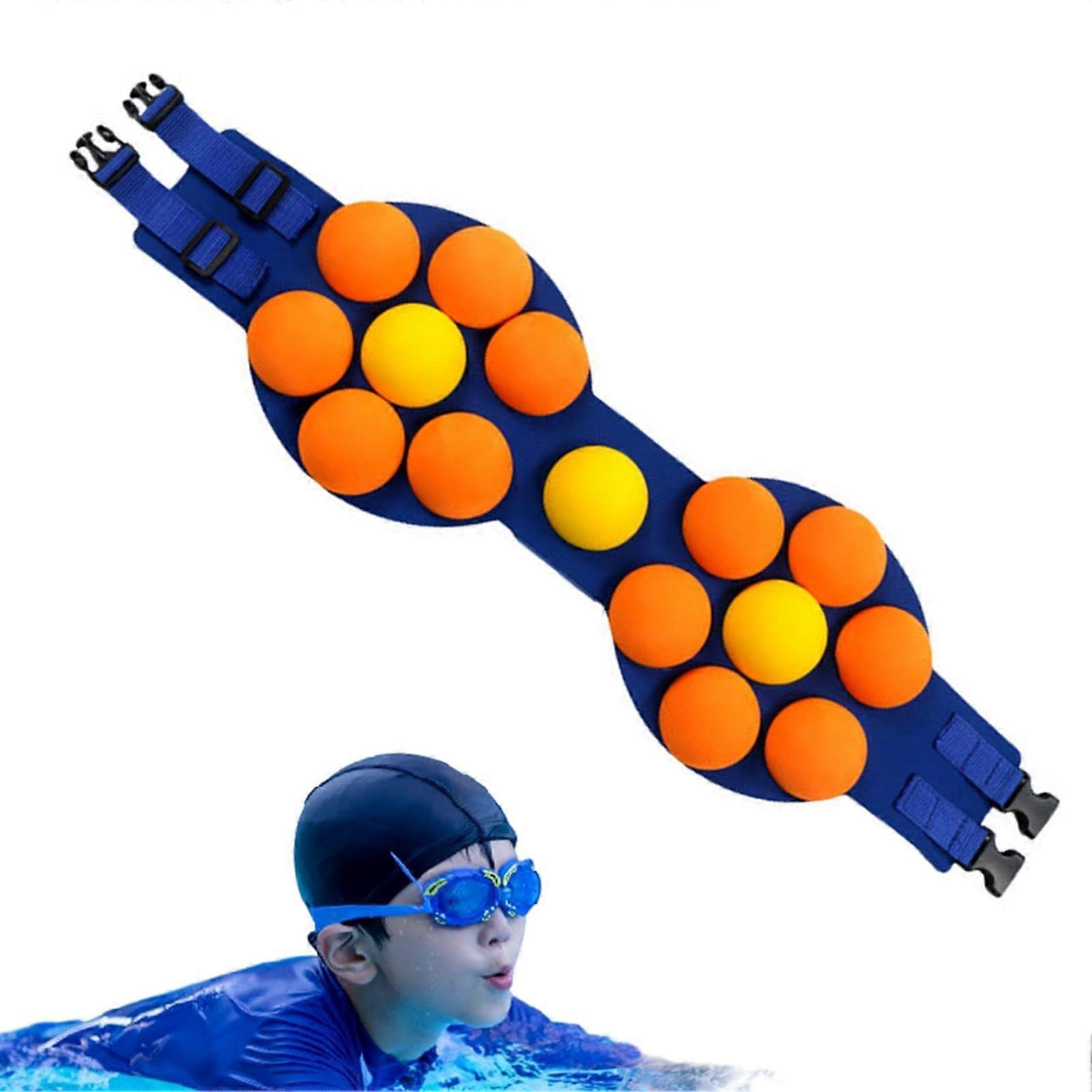 Swim Float Jog Belt Adjustable Swim Training Belt Quick-Drying Soft Material Safe Water Training Device