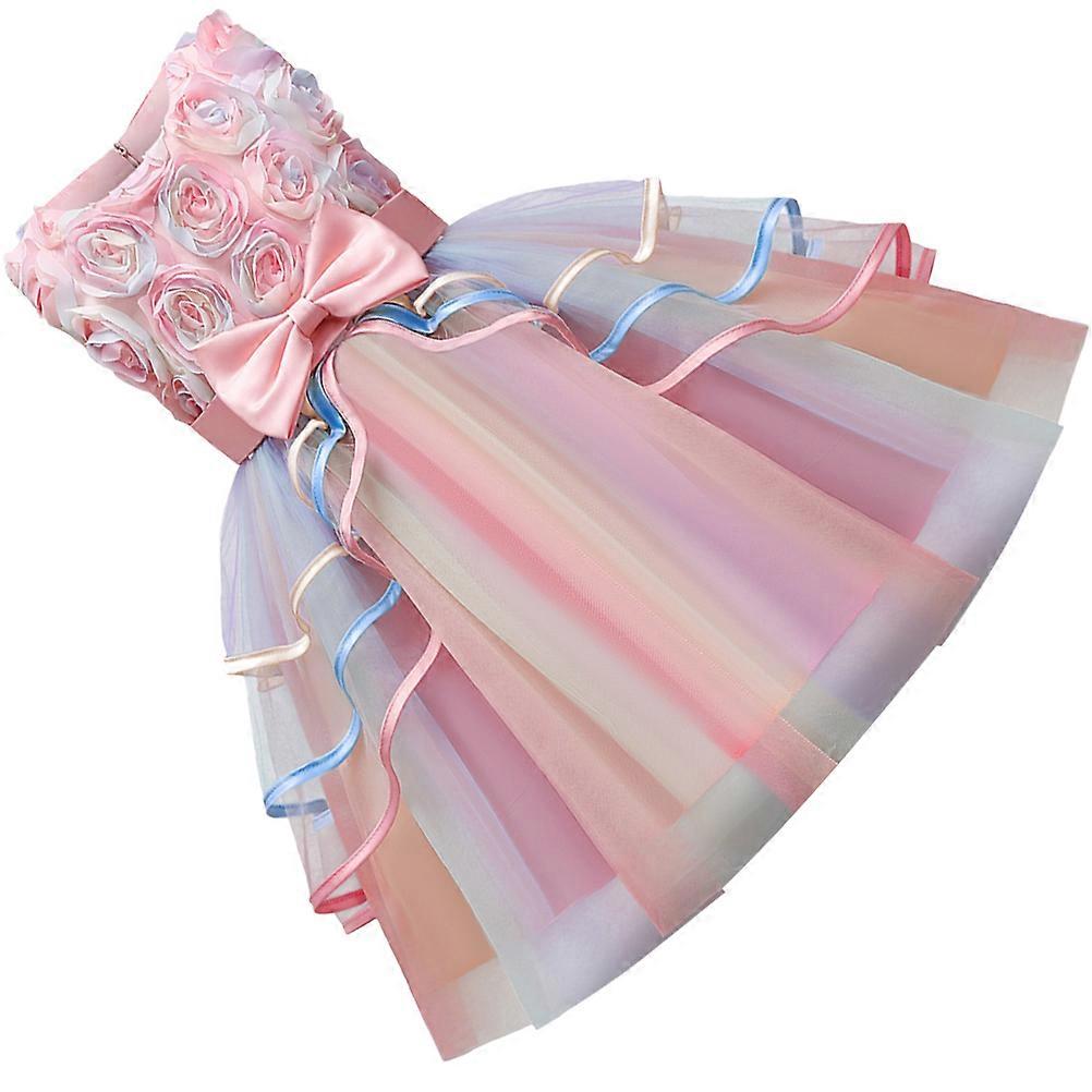 Girls Fancy Dresses Multi Layer Organza Design Photo Sessions 1Pcs