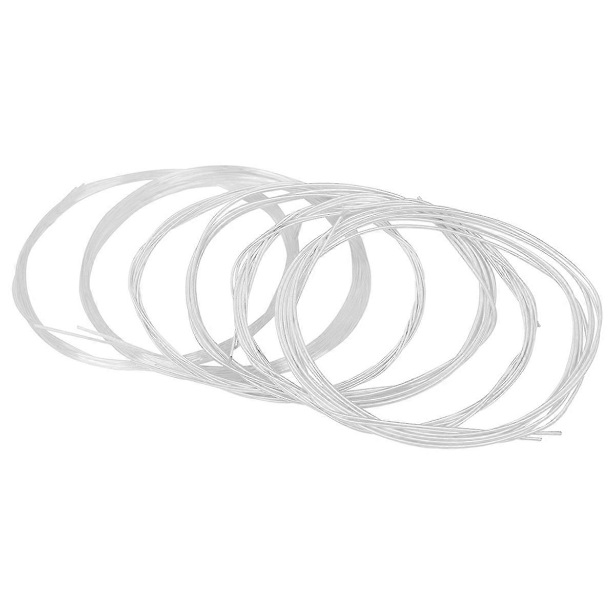 Shuffle Strings Set 11-String Silver Plated Nylon Rustproof Beginner Practice Strings Instrument Acc