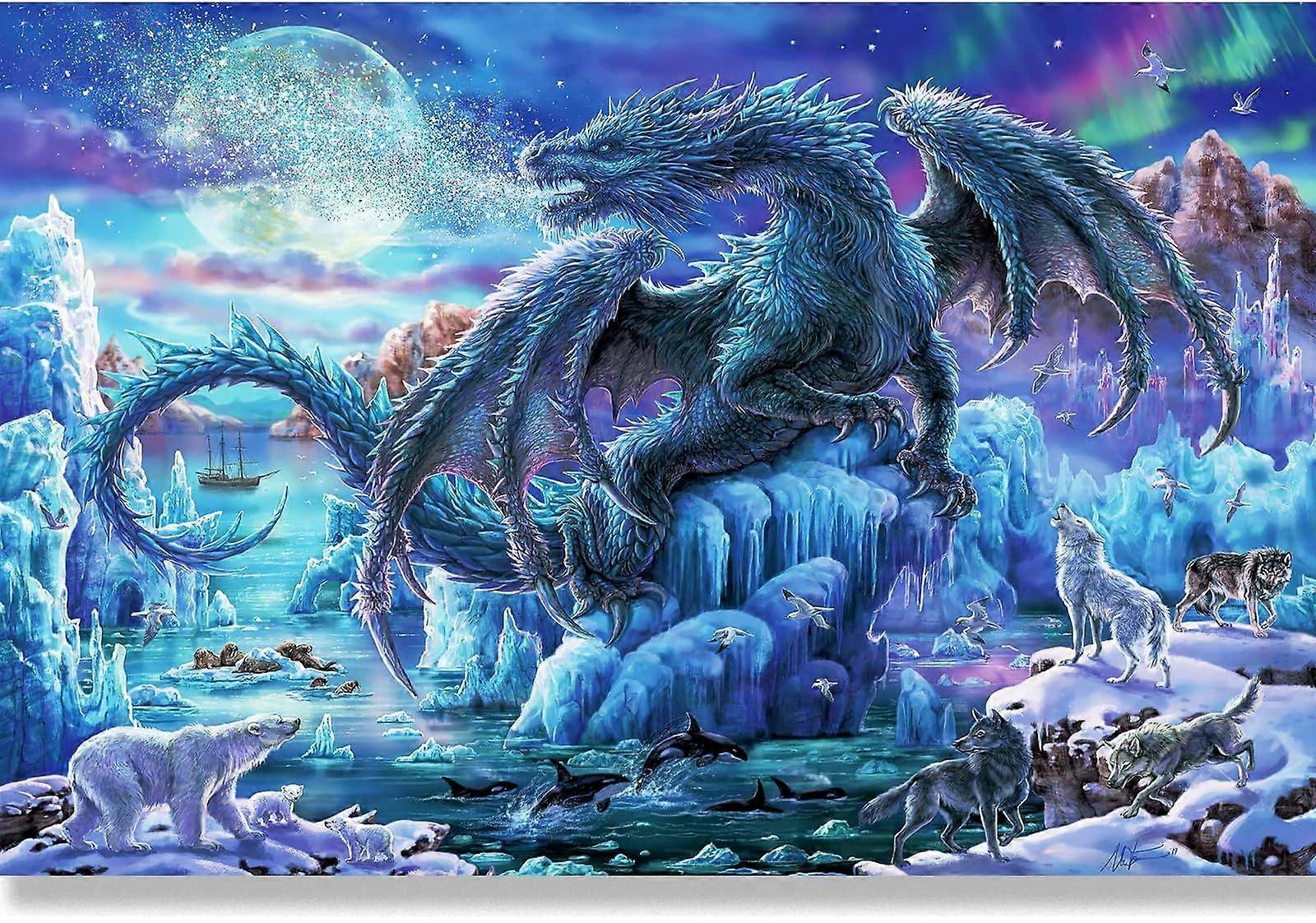 1000 stukjes puzzel IJsdraak