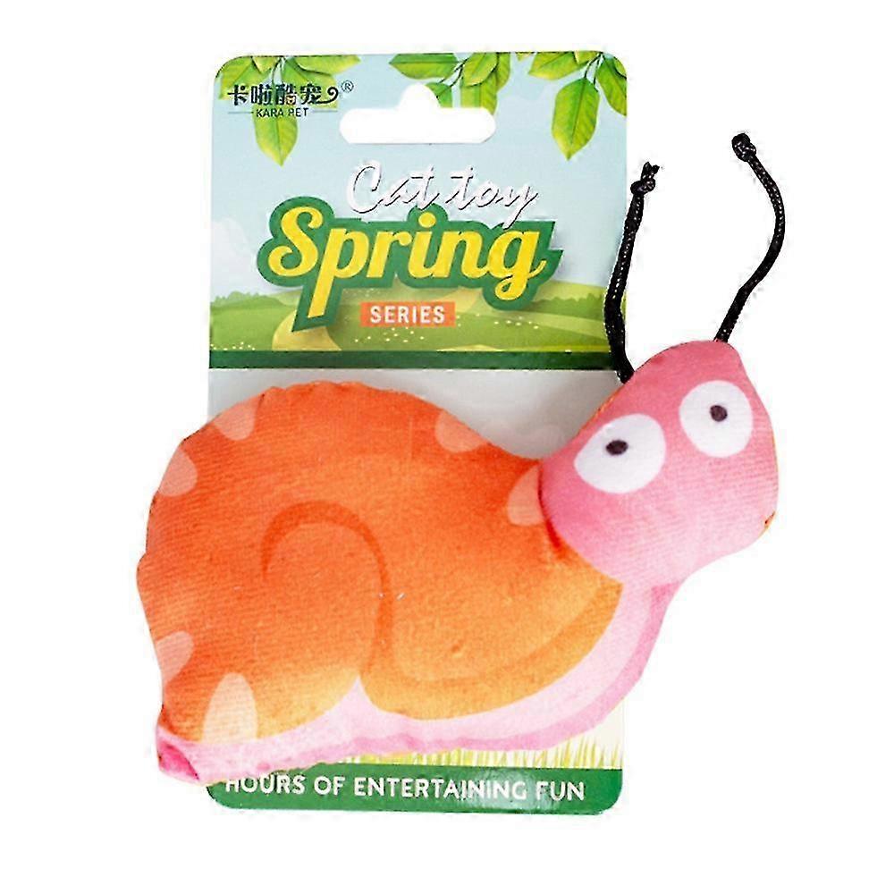 Adorable Cartoon Plush Cat Toy for Chewing and Boredom Relief with Catnip-Mushroom