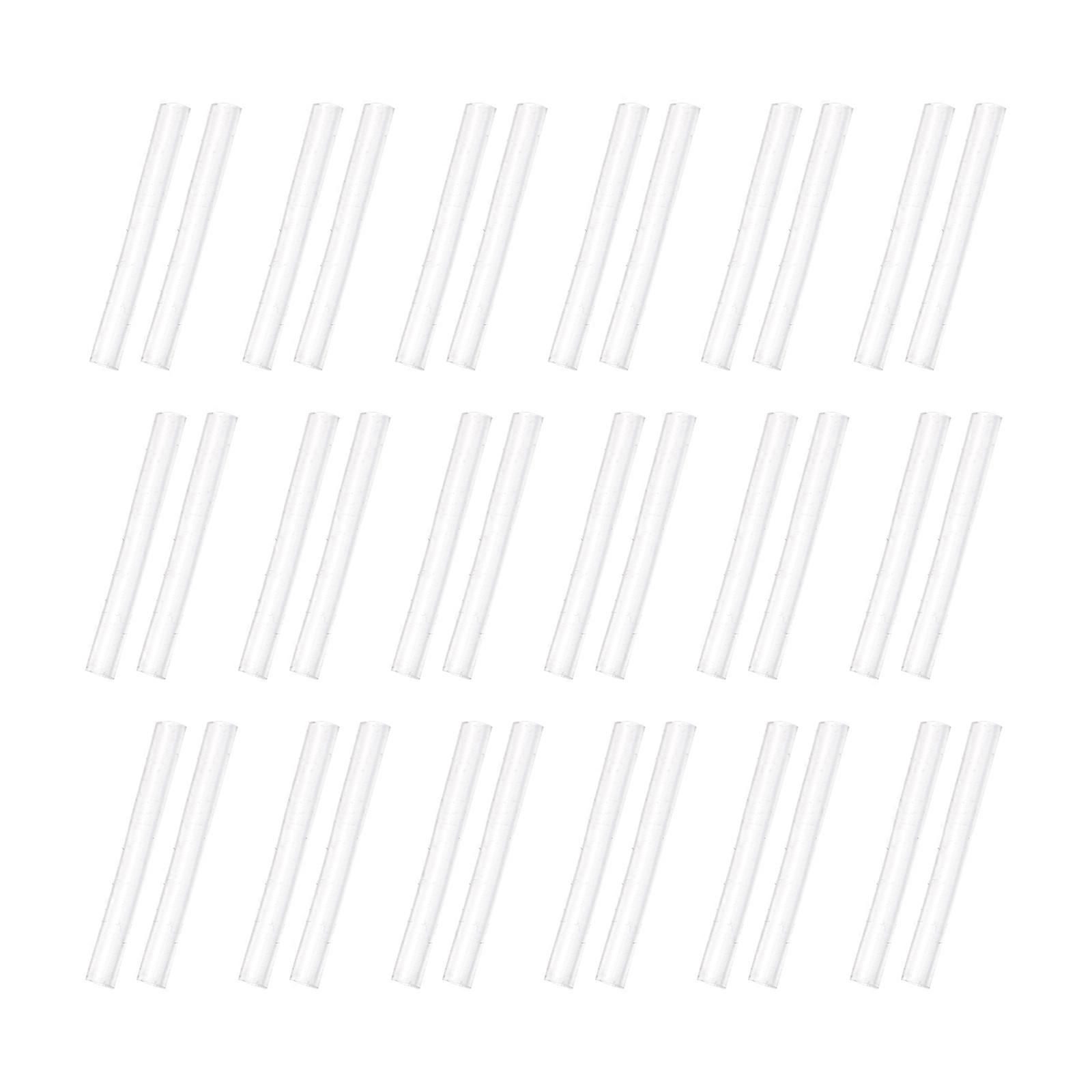 أغطية قرط سيليكون للآذان الحساسة أقلاط الأكمام تصميم ناعم أسطواني 50Pairs