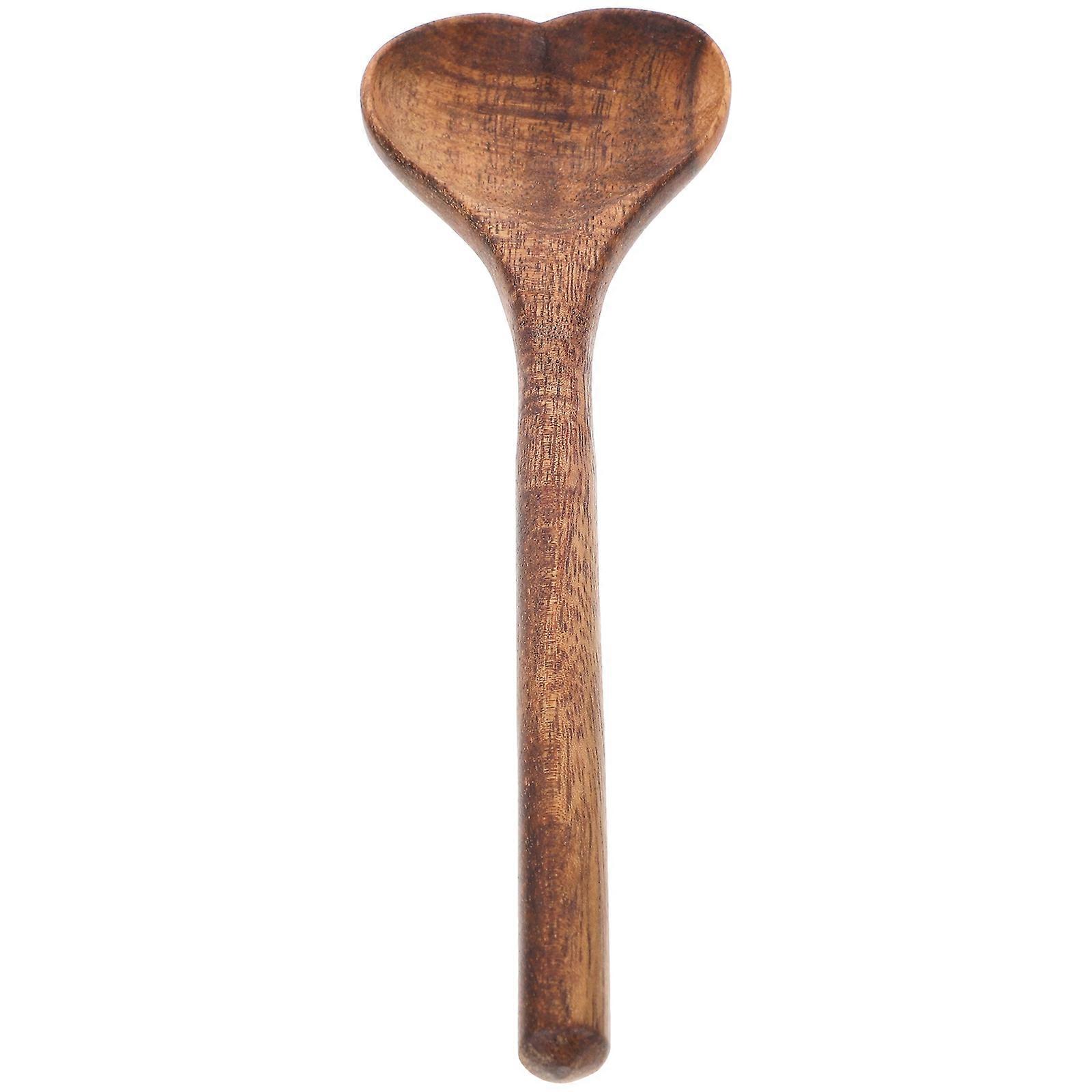 Rice Spoon Heart Shaped Wooden Utensil For Home Use And Restaurant Use 1Pack
