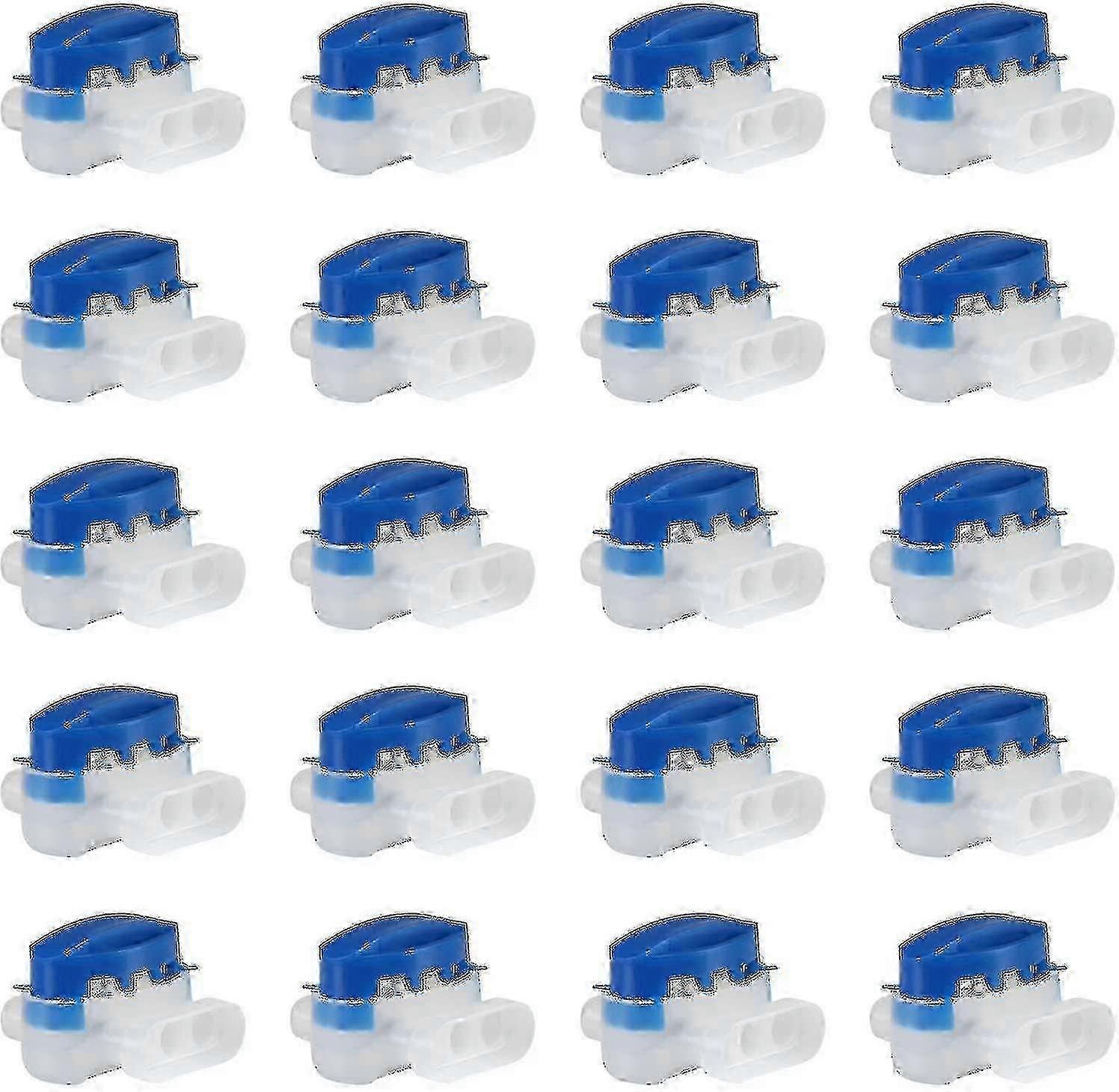 Set Of 20 Resin Filled Cable Connectors For Automower Robot Lawnmower - RIpj
