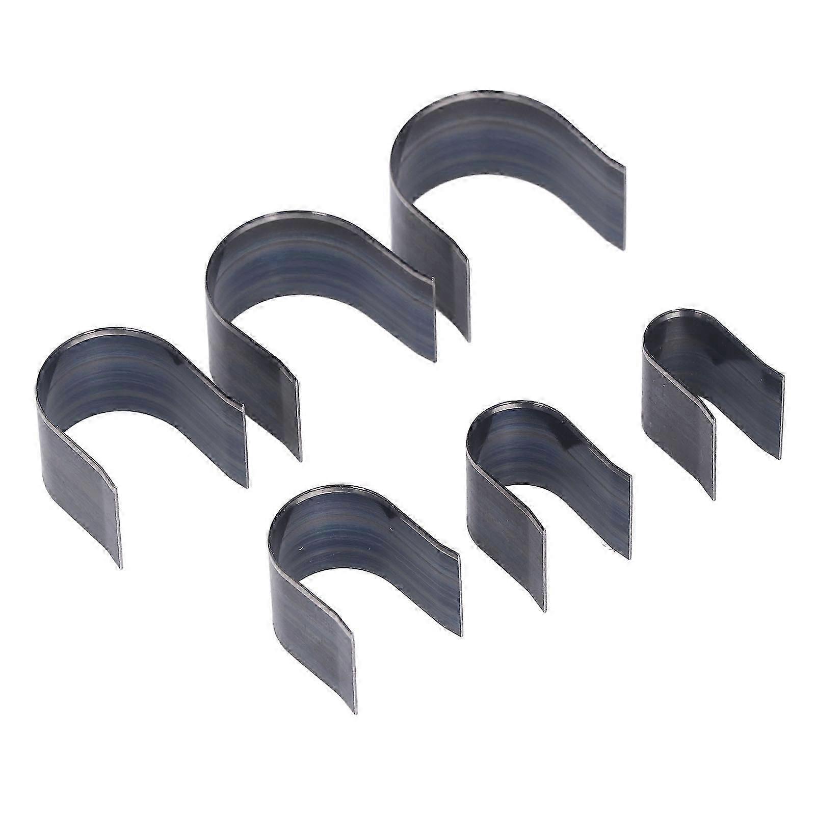 6 Pcs Leather Die Cutter Tool Round Arrow Tail Shape DIY Craft Cutting Mold Punching Die with Storage Box