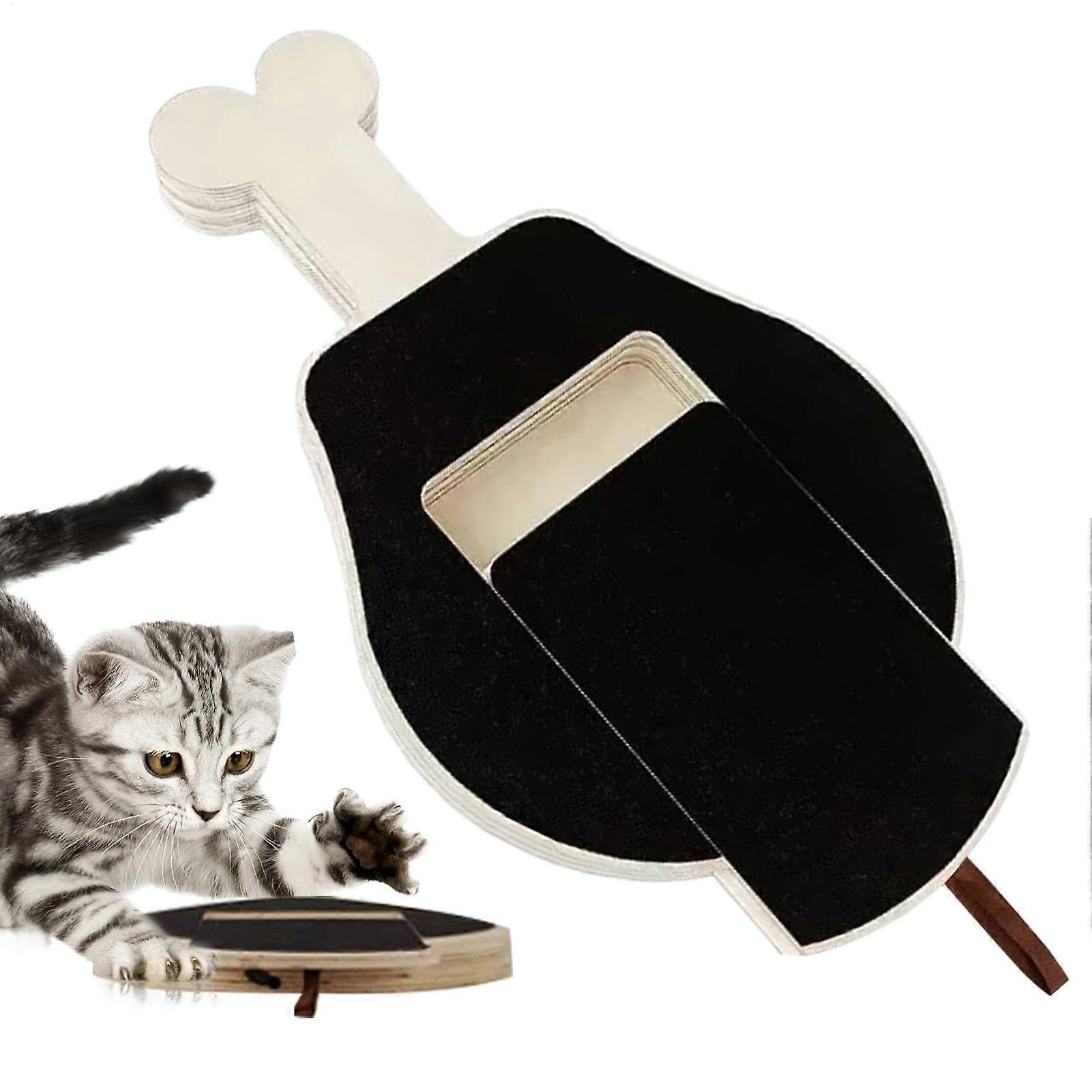 Dog Scratch Pad for Nails, Bone-Shaped Nail Grinder for Dogs and Cats, 40x25x3 cm, Sturdy Non-Slip Self-Grooming Board