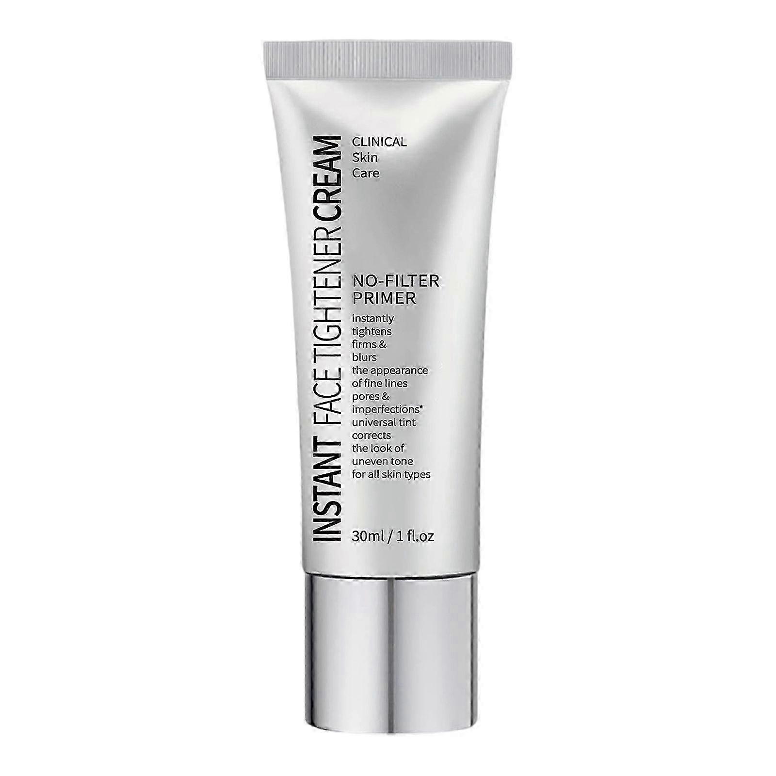 2025 Instant Face Tightener No-Filter Primer,Temporary Face Tightener, Instant Face Tightener Primer Makeup, Long Lasting Power Grip Primer, Blurring
