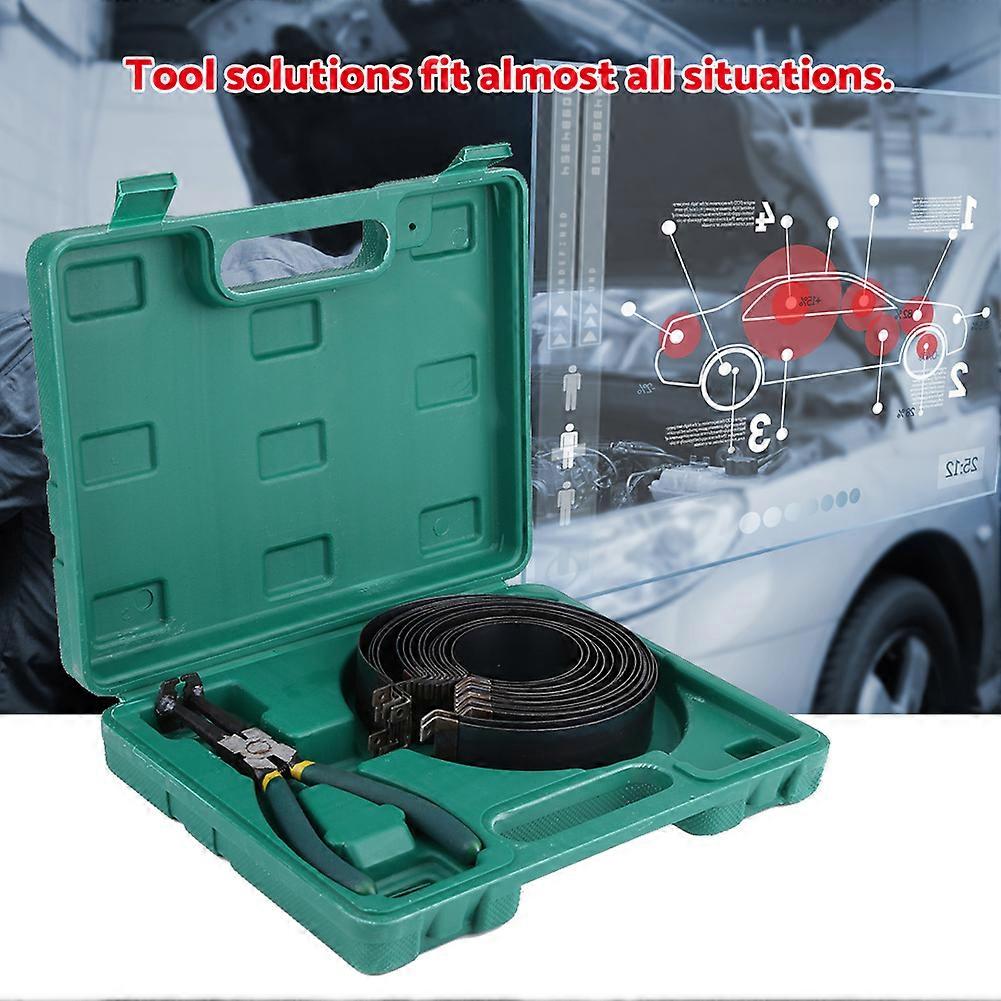 Car Auto Engine Piston Ring Compressor Plier Set Repair Tools Kit