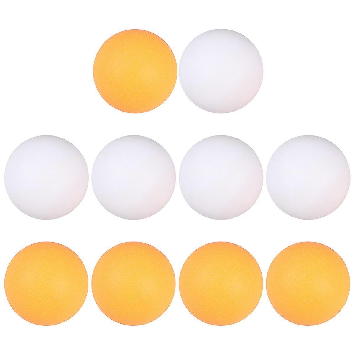 Recreational Play Table Tennis Balls Good Control Great Durable 10Pcs Yellow