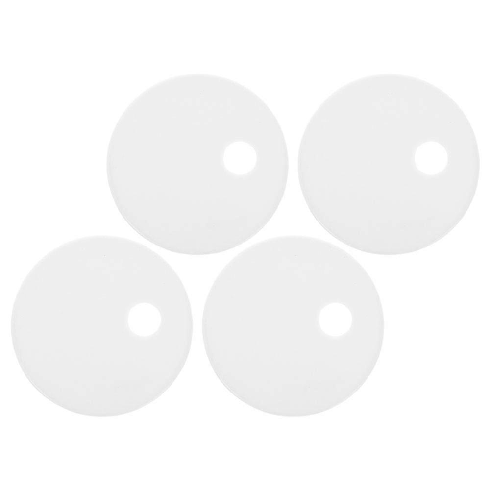 便座部品シートボルトキャップ住宅所有者トイレネジカバーキャップ装飾的な白いプラスチック隠しネジ2ペア