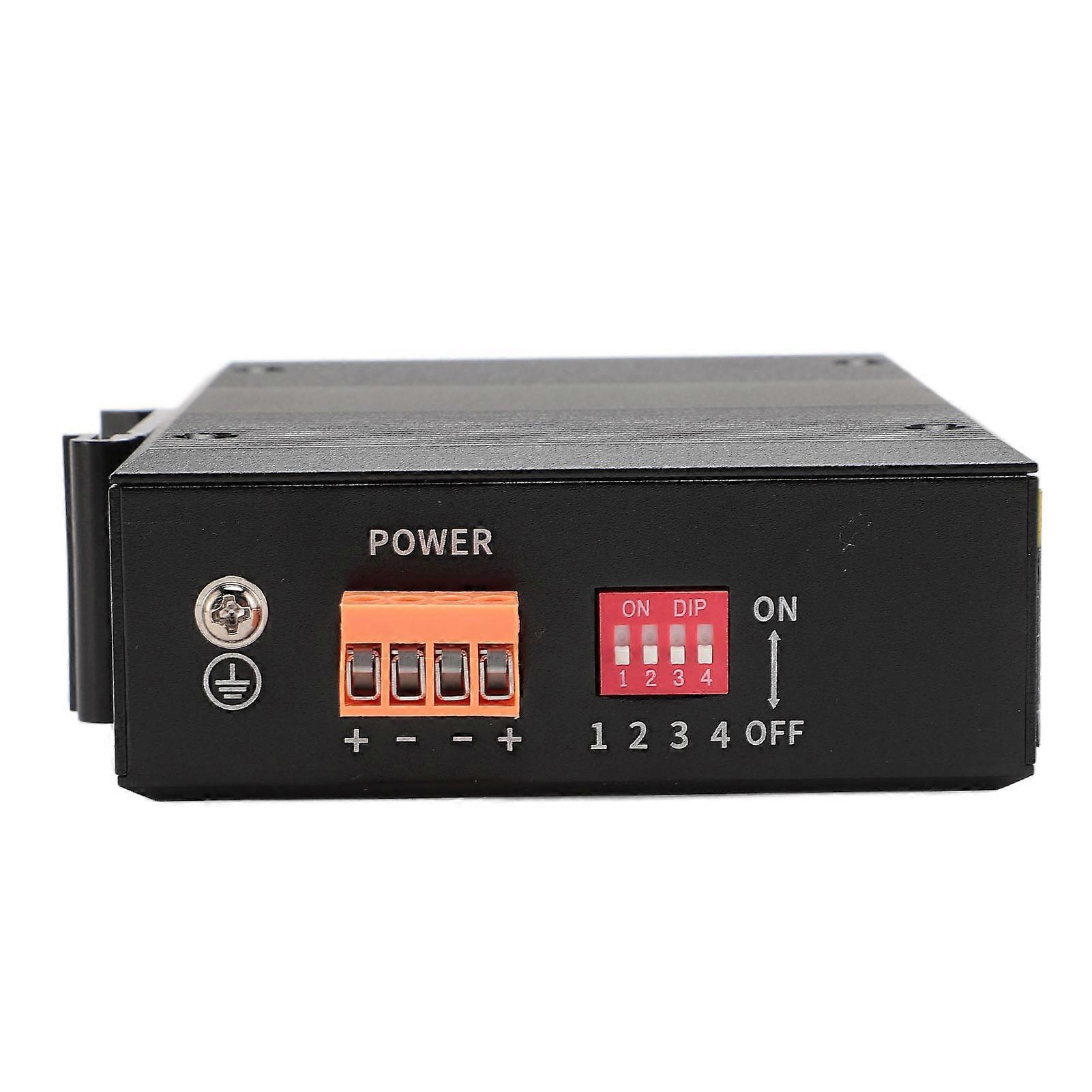 5 Port Industrial Ethernet Switch Wide Operating Temperature 10 Mbps 100Mbps Din Rail Mount POE Switch with 1 Uplink